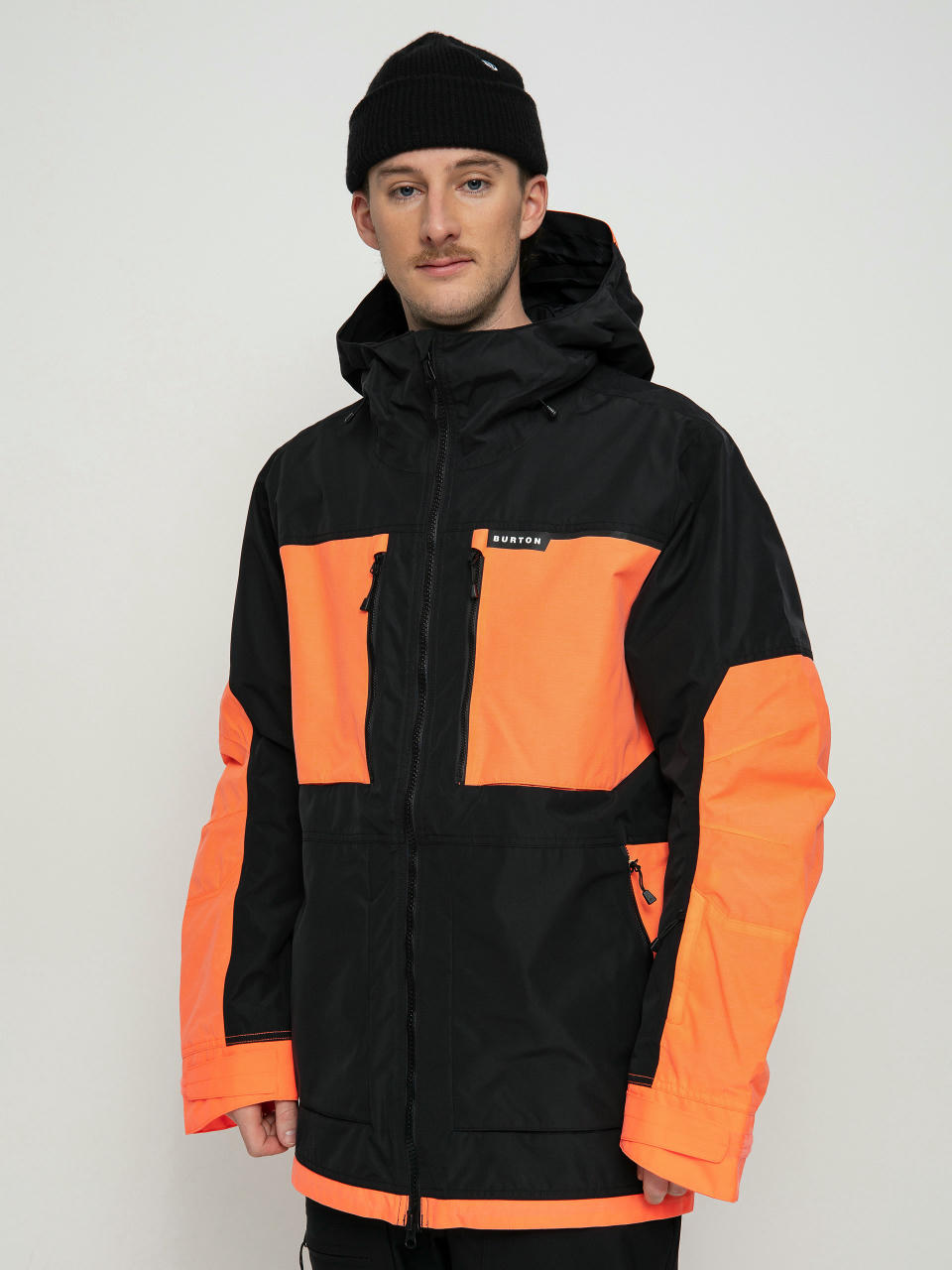 Мъжка Burton Сноуборд яке Frostner (true black/tetra orange)