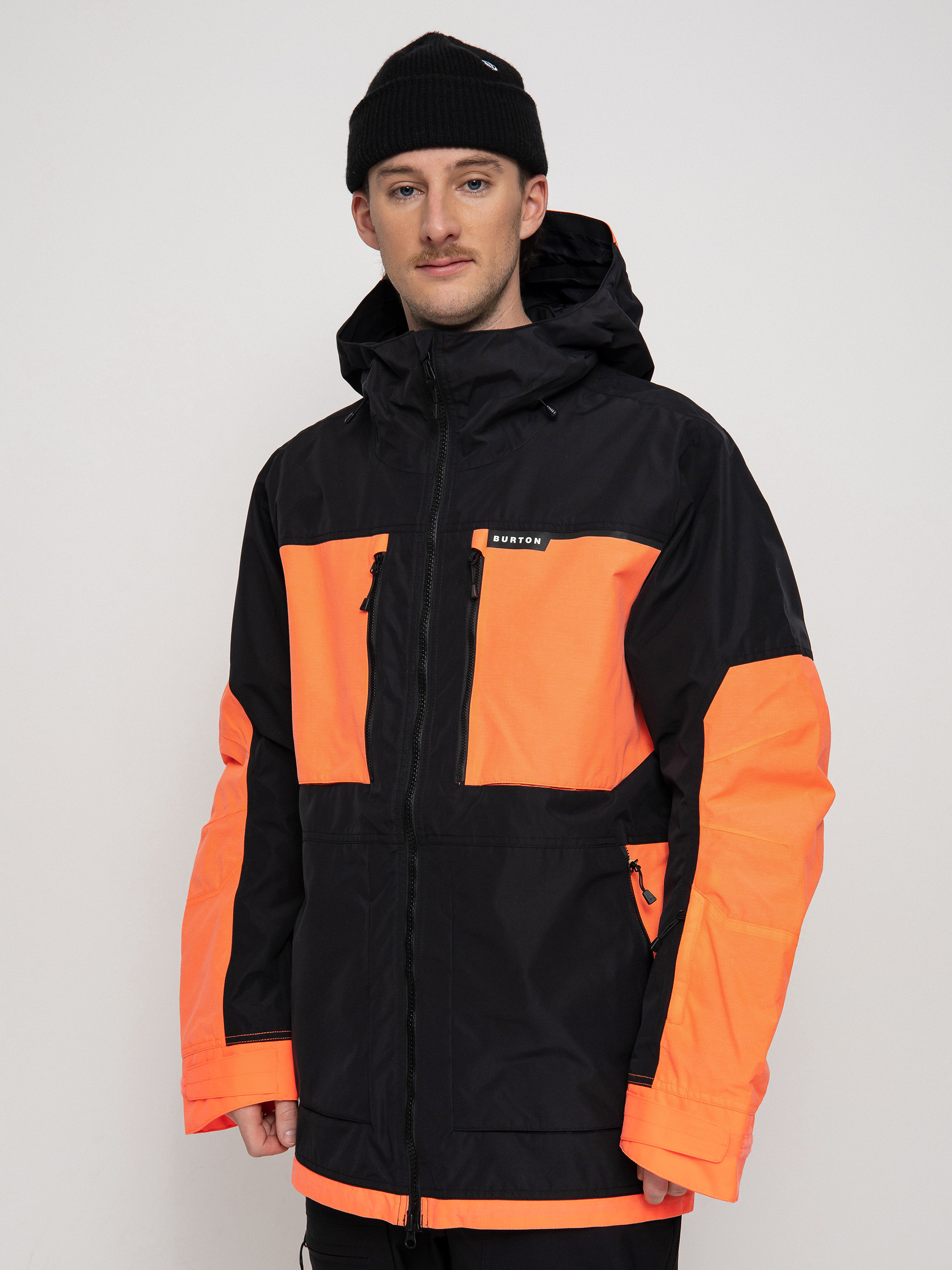 Burton Сноуборд яке Frostner (true black/tetra orange)