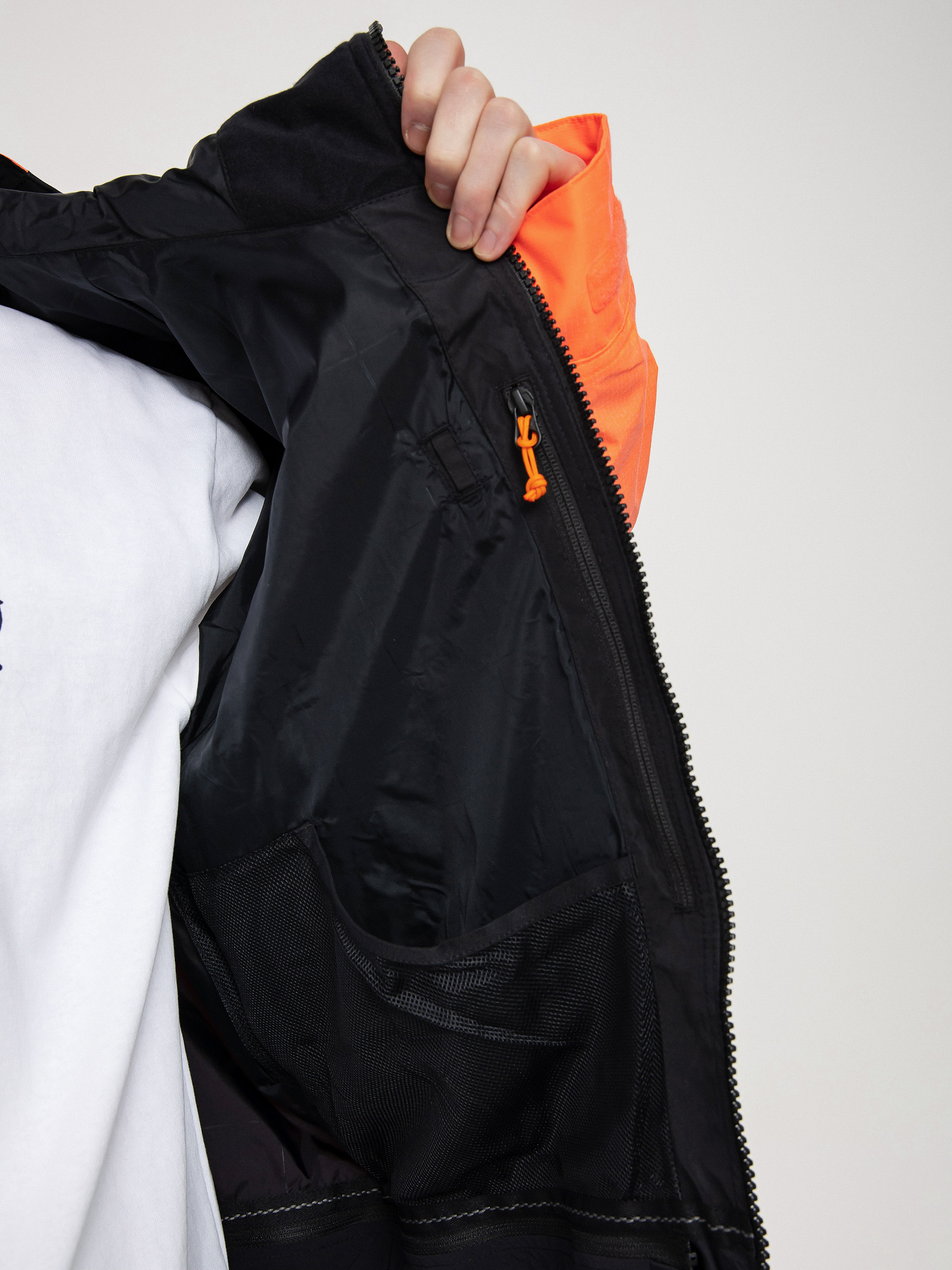 Мъжки Burton Сноуборд яке Frostner (true black/tetra orange)