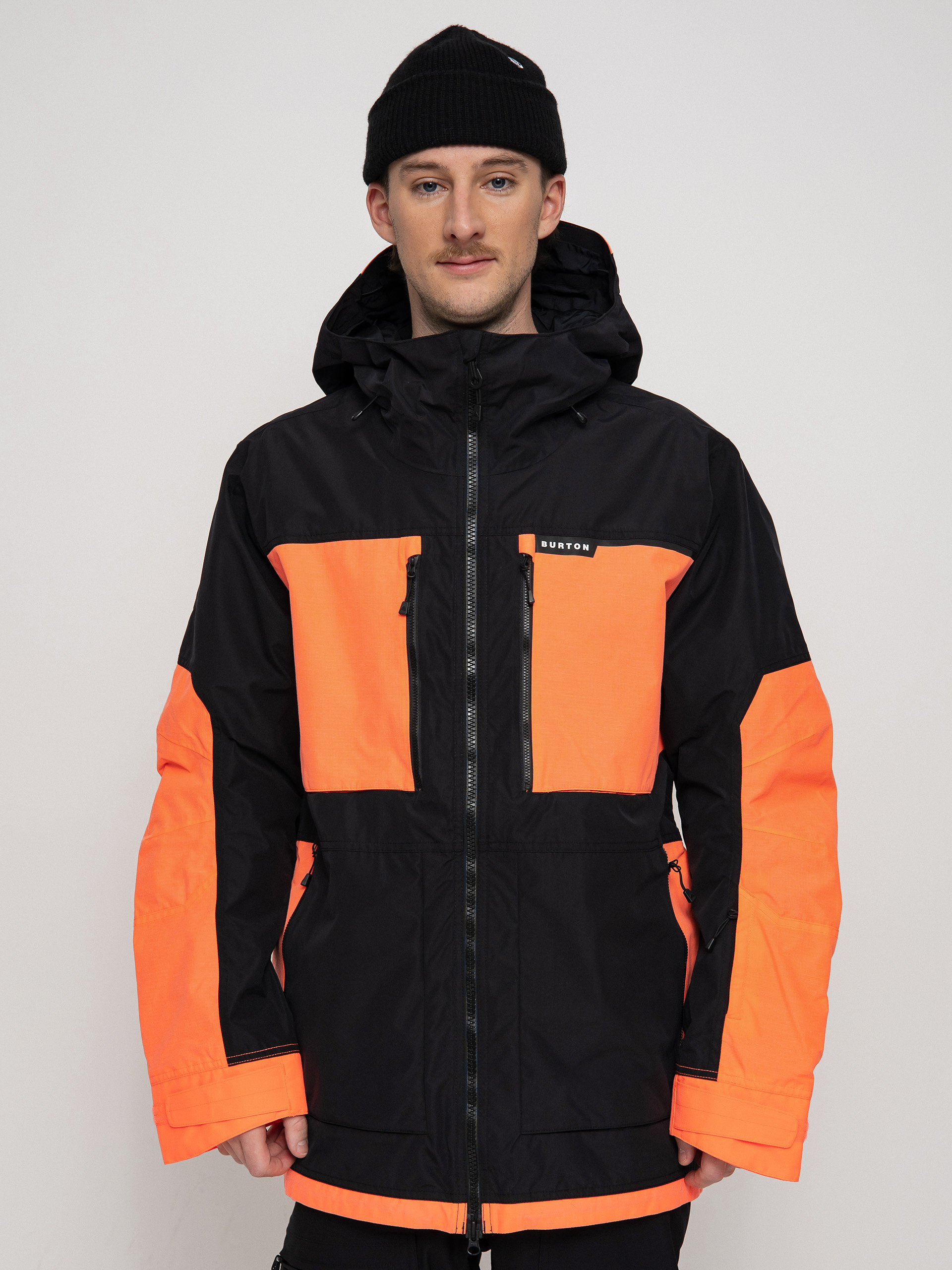 Мъжки Burton Сноуборд яке Frostner (true black/tetra orange)