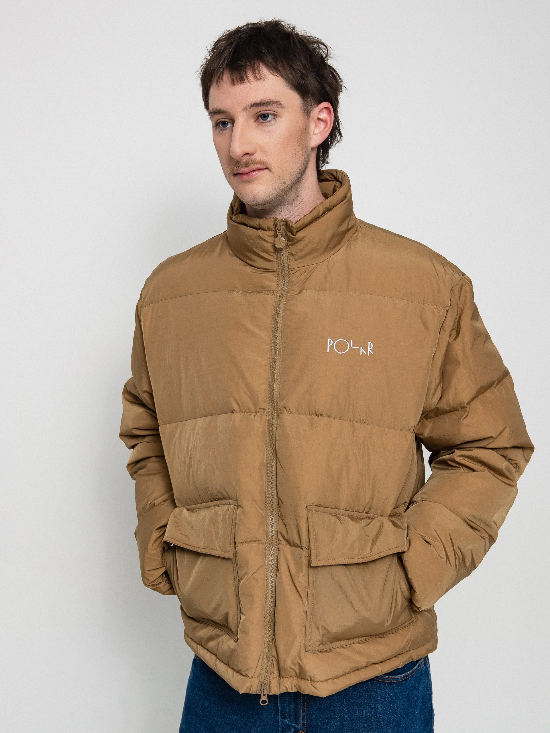 Polar Skate Яке Pocket Puffer (antique gold)