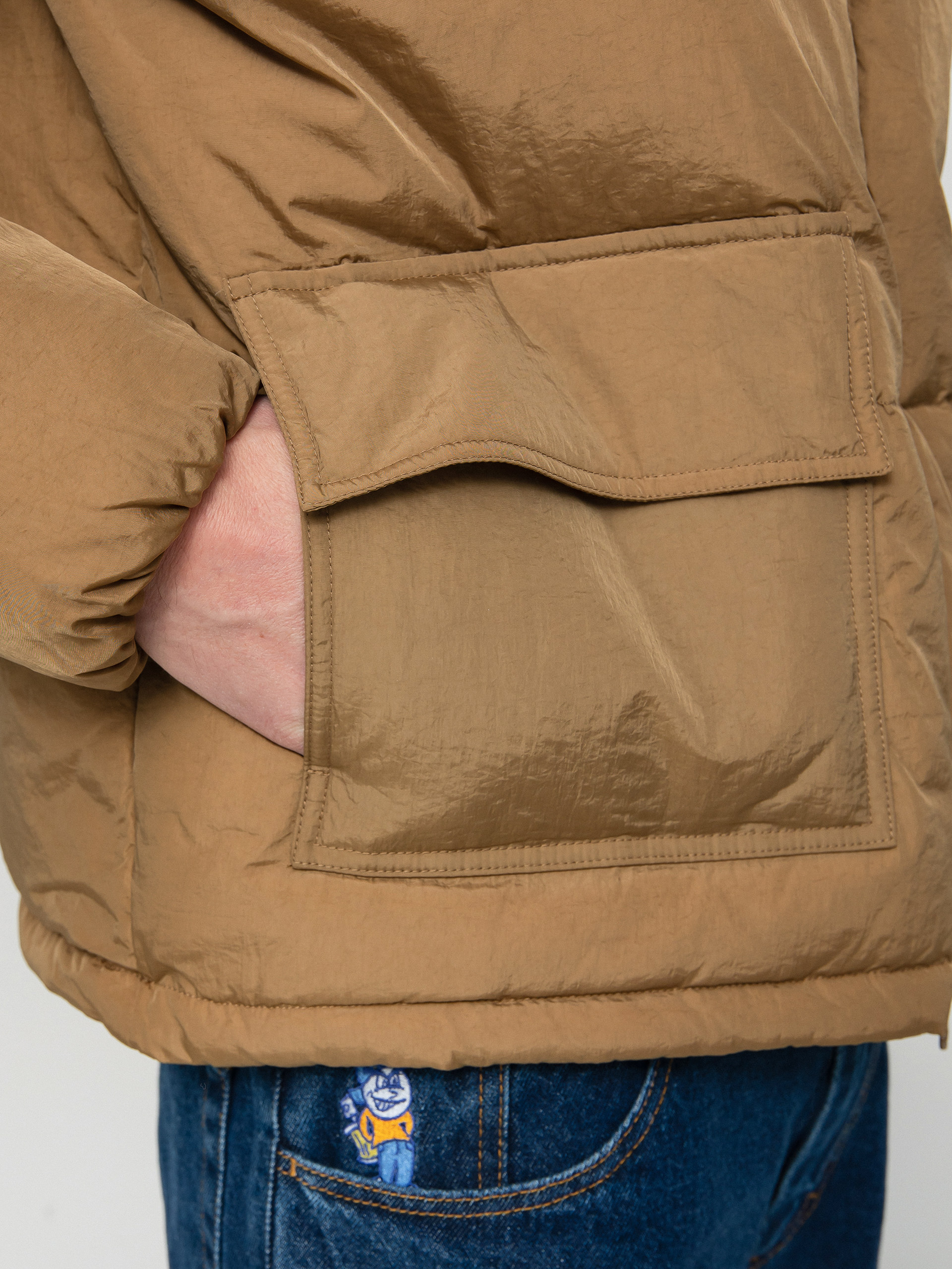 Polar Skate Яке Pocket Puffer (antique gold)