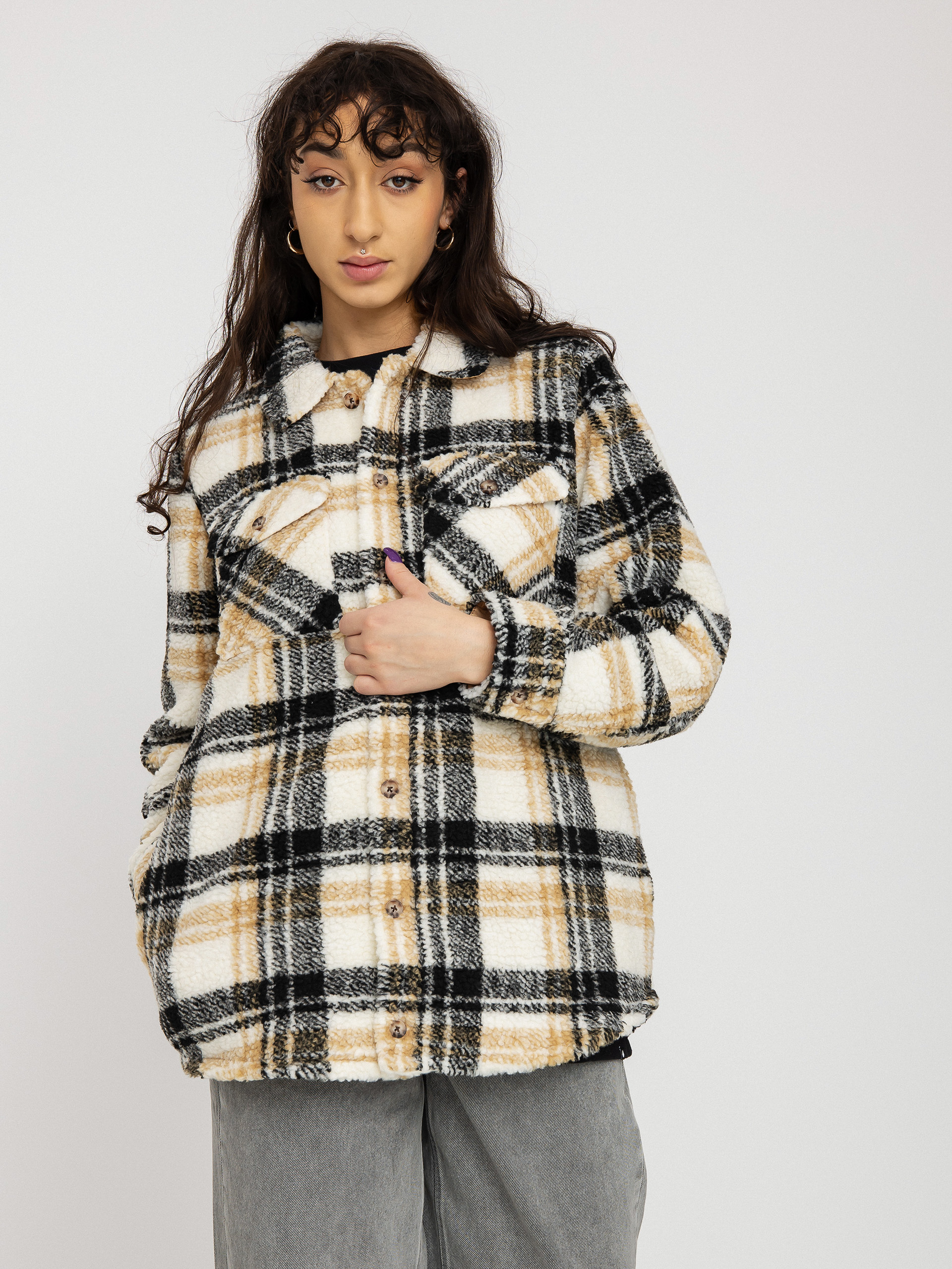 Volcom Яке Silent Sherpa Wmn (hazelnut)