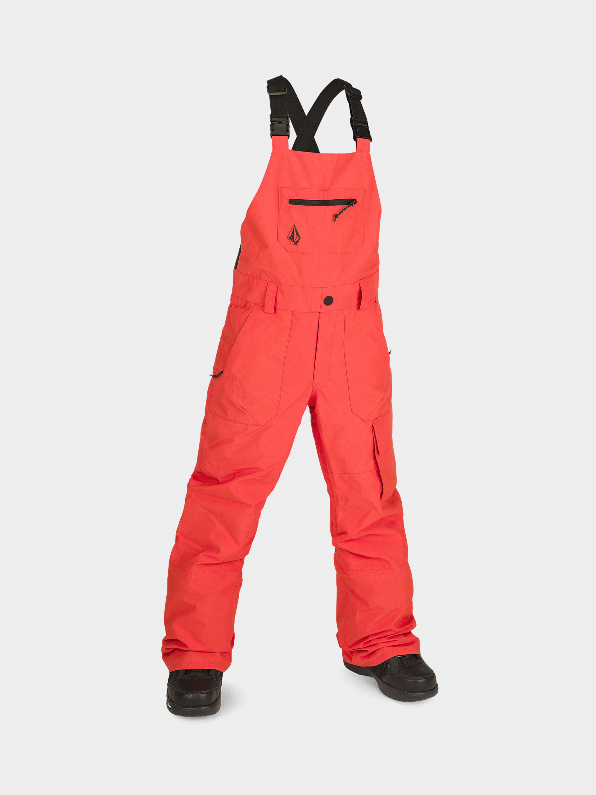 Volcom Сноуборд панталони Barkley Ins Bib Overall JR (orange shock)