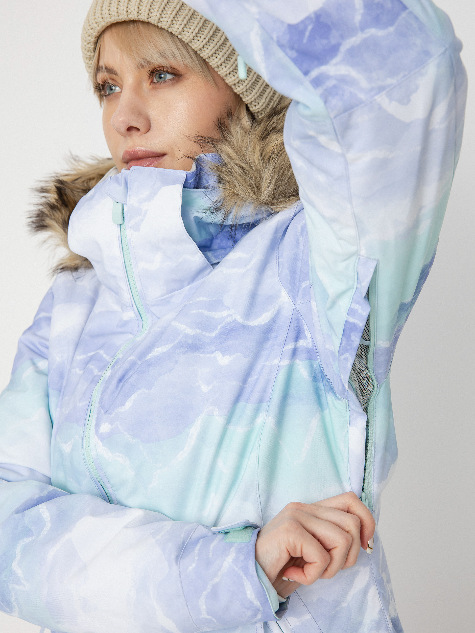 Дамска Roxy Сноуборд яке Jet Ski Se (fair aqua seous)