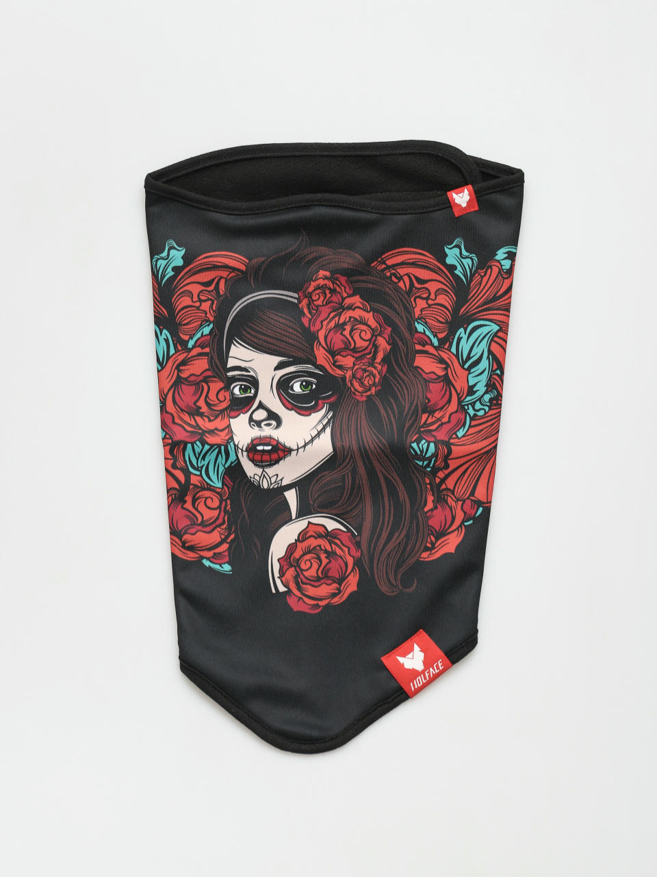 Wolface Бандана La Santa Muerte Roses (black)