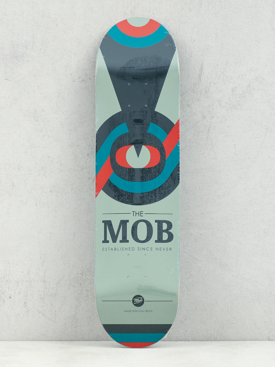 Mob Skateboards Дъска Eyechart (steel green)