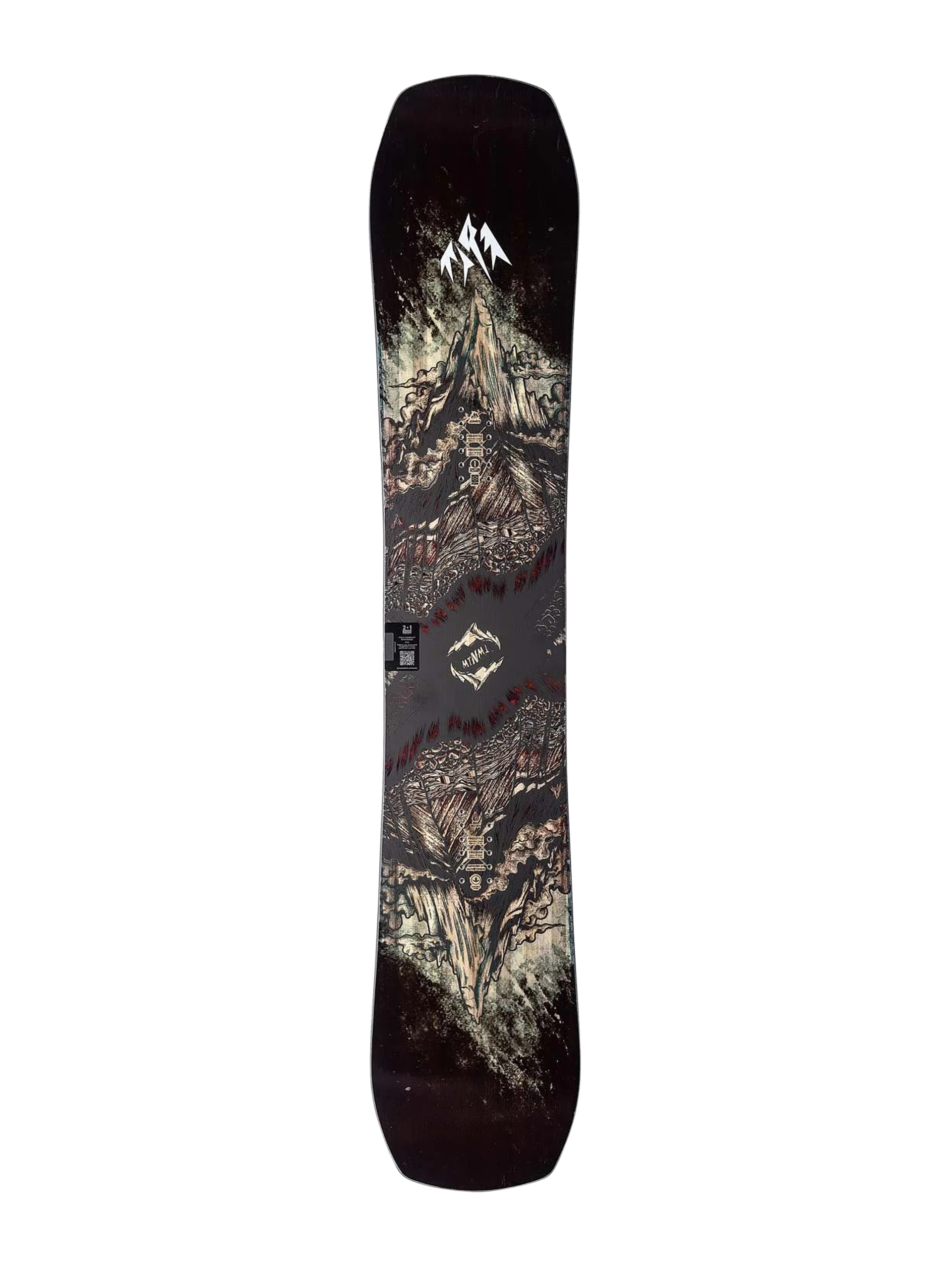 Jones Snowboards Сноуборд Mountain Twin - шарен (black/blue)