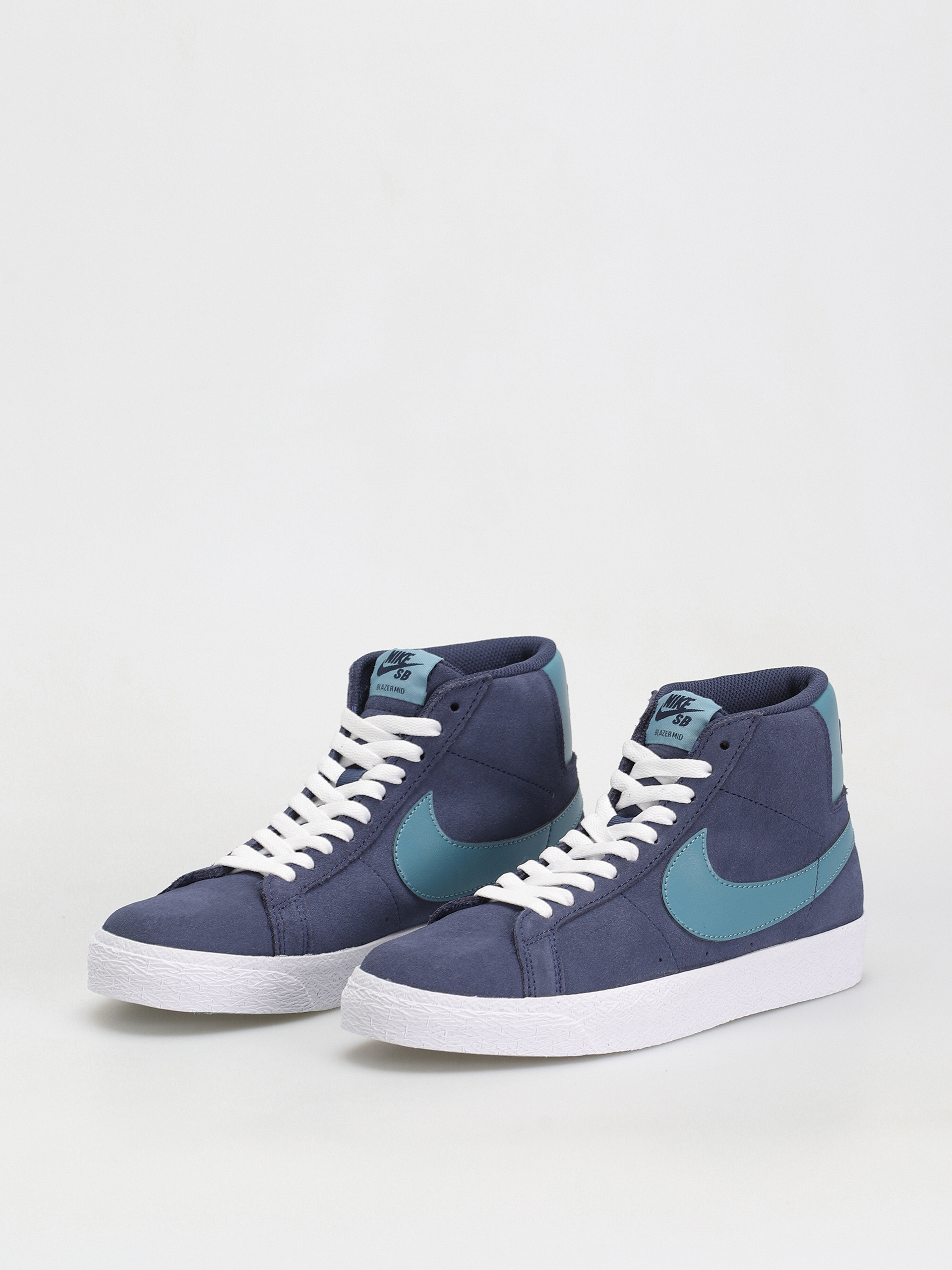 Nike SB Обувки Zoom Blazer Mid (midnight navy/noise aqua midnight navy)