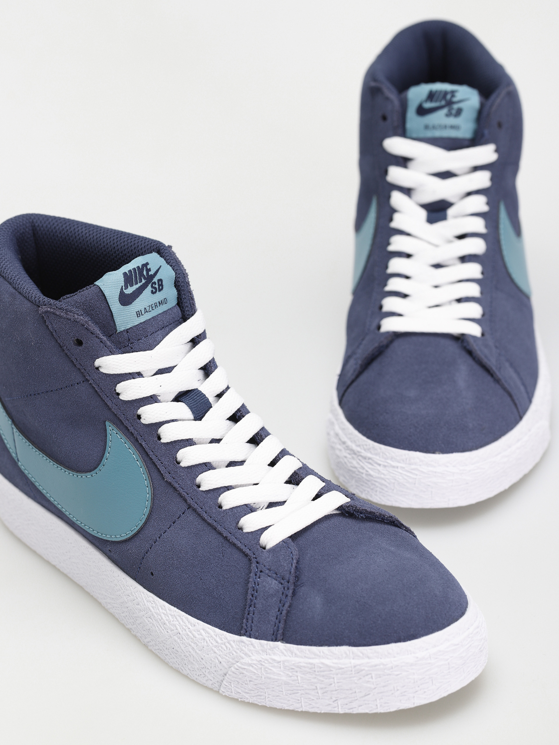 Nike SB Обувки Zoom Blazer Mid (midnight navy/noise aqua midnight navy)