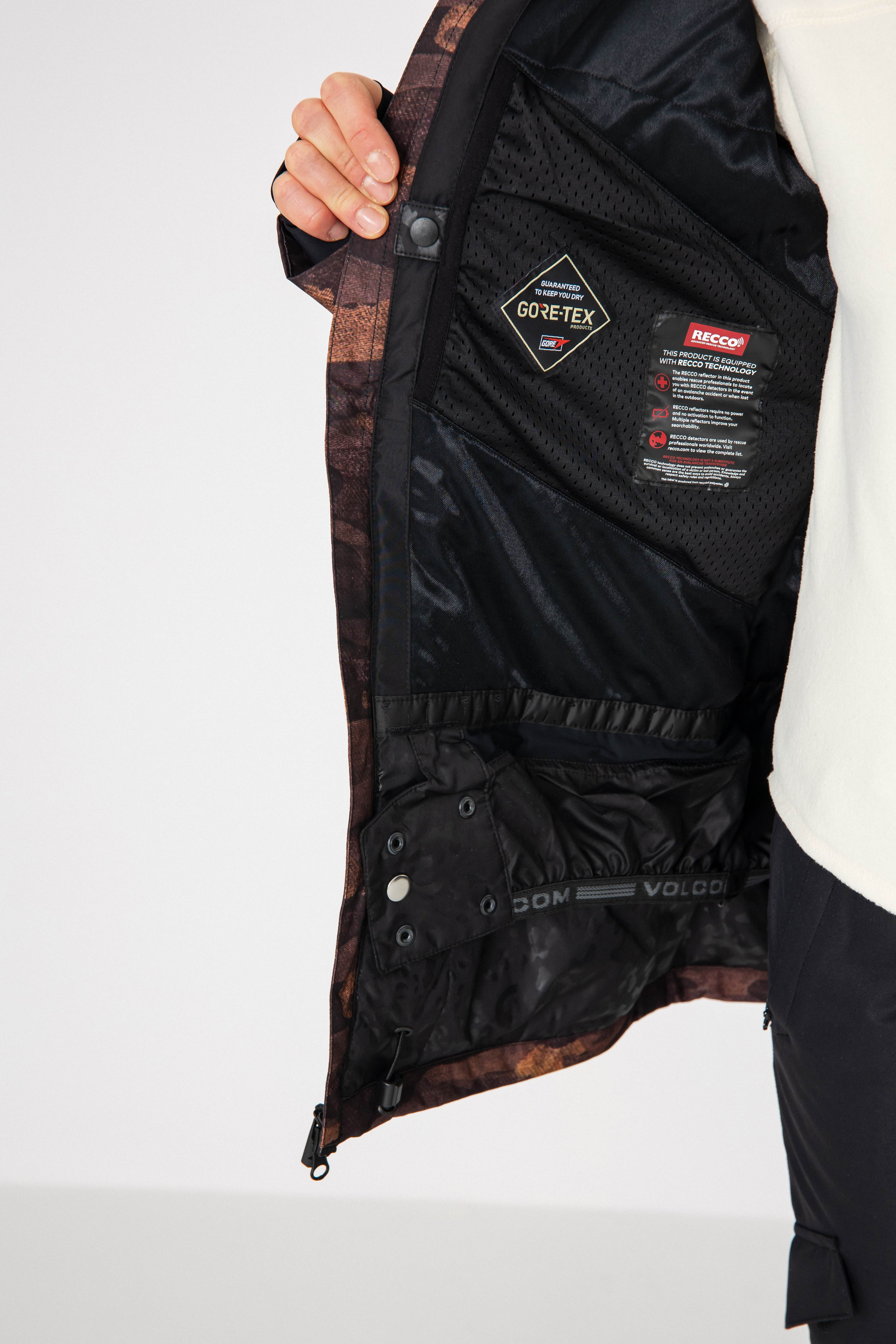 Дамска Volcom Сноуборд яке 3D Stretch Gore (dusk camo)