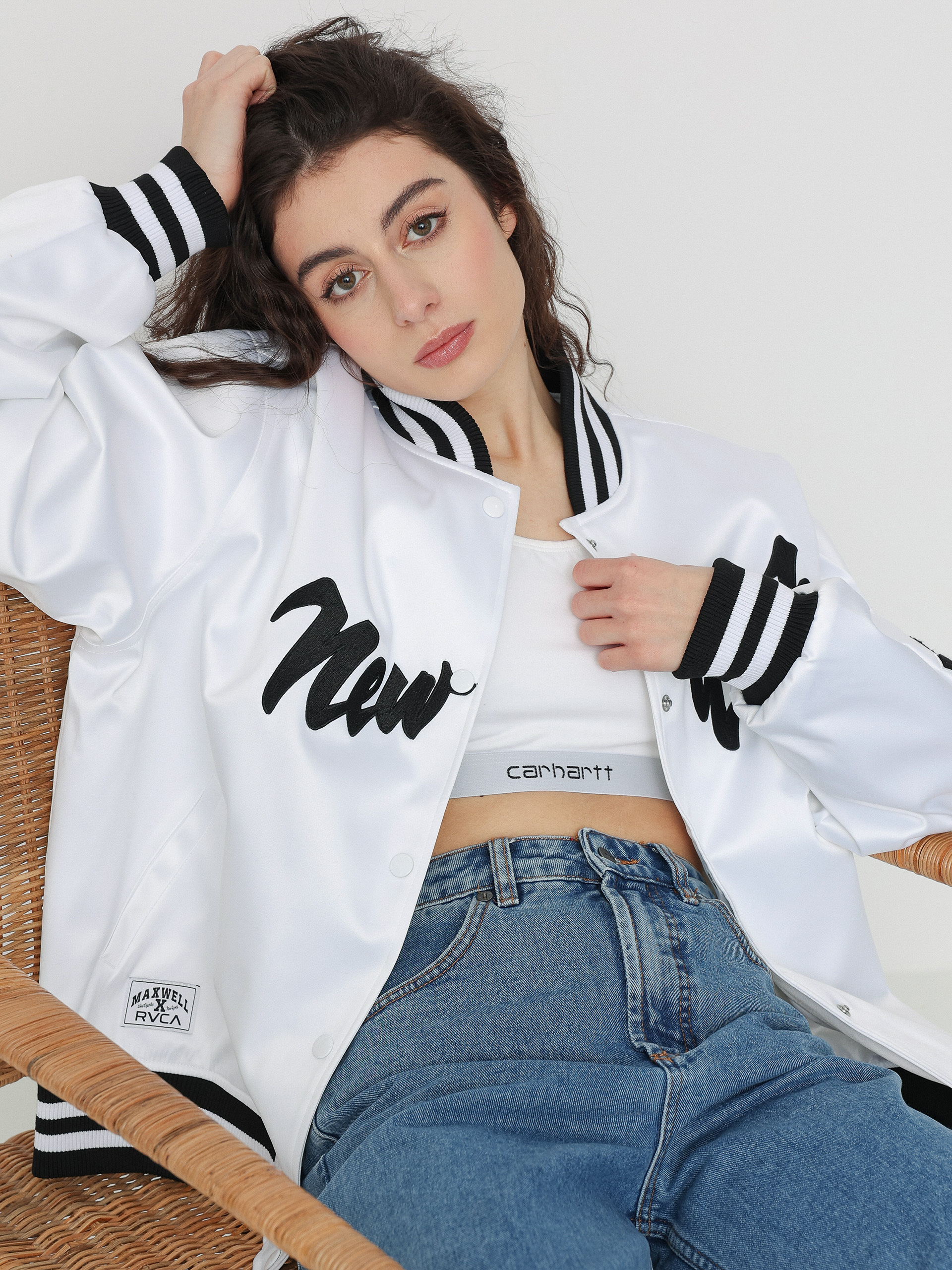 RVCA Яке Stopper Wmn (whisper white)