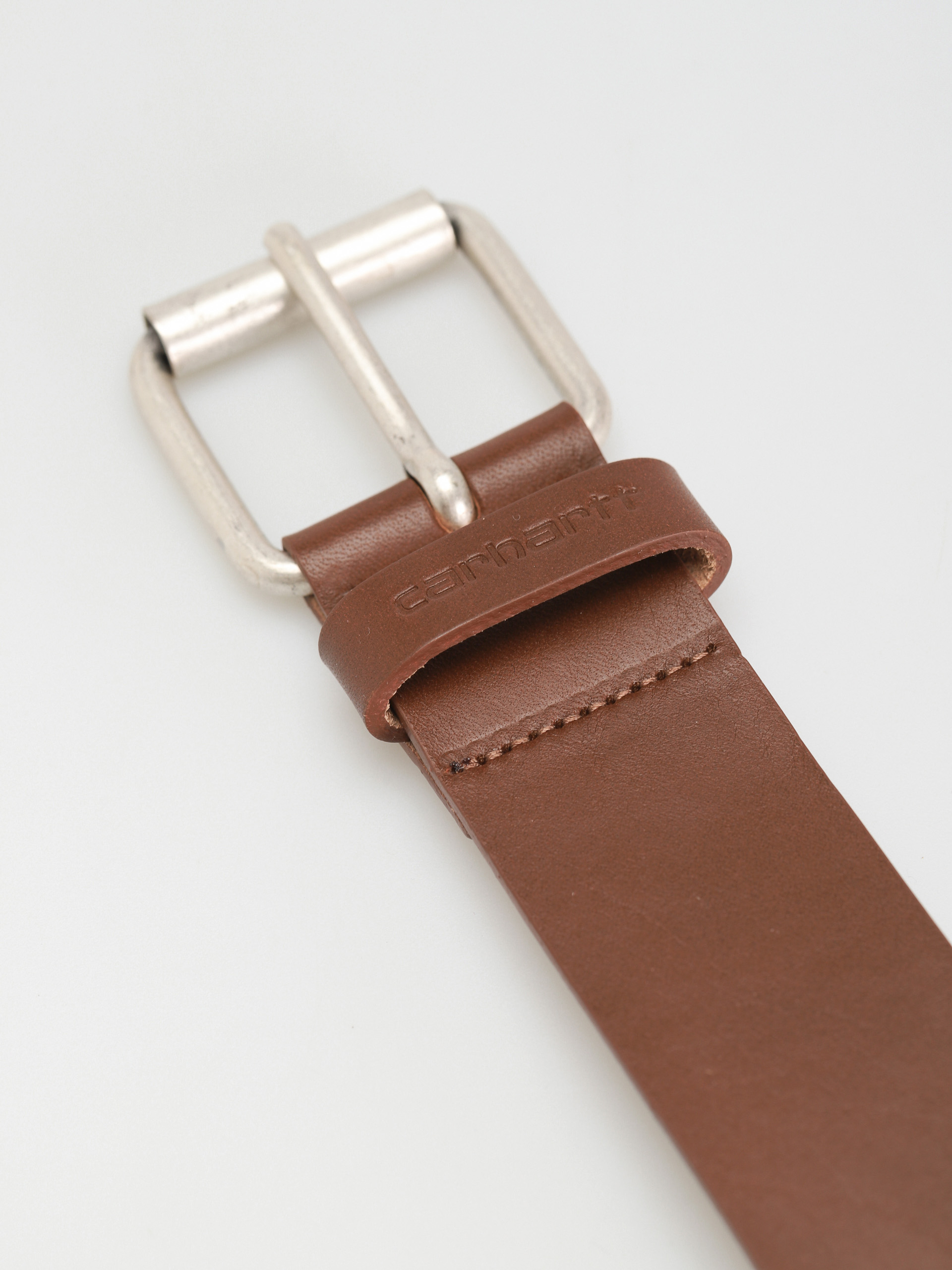 Carhartt WIP Колан Script (cognac/silver)