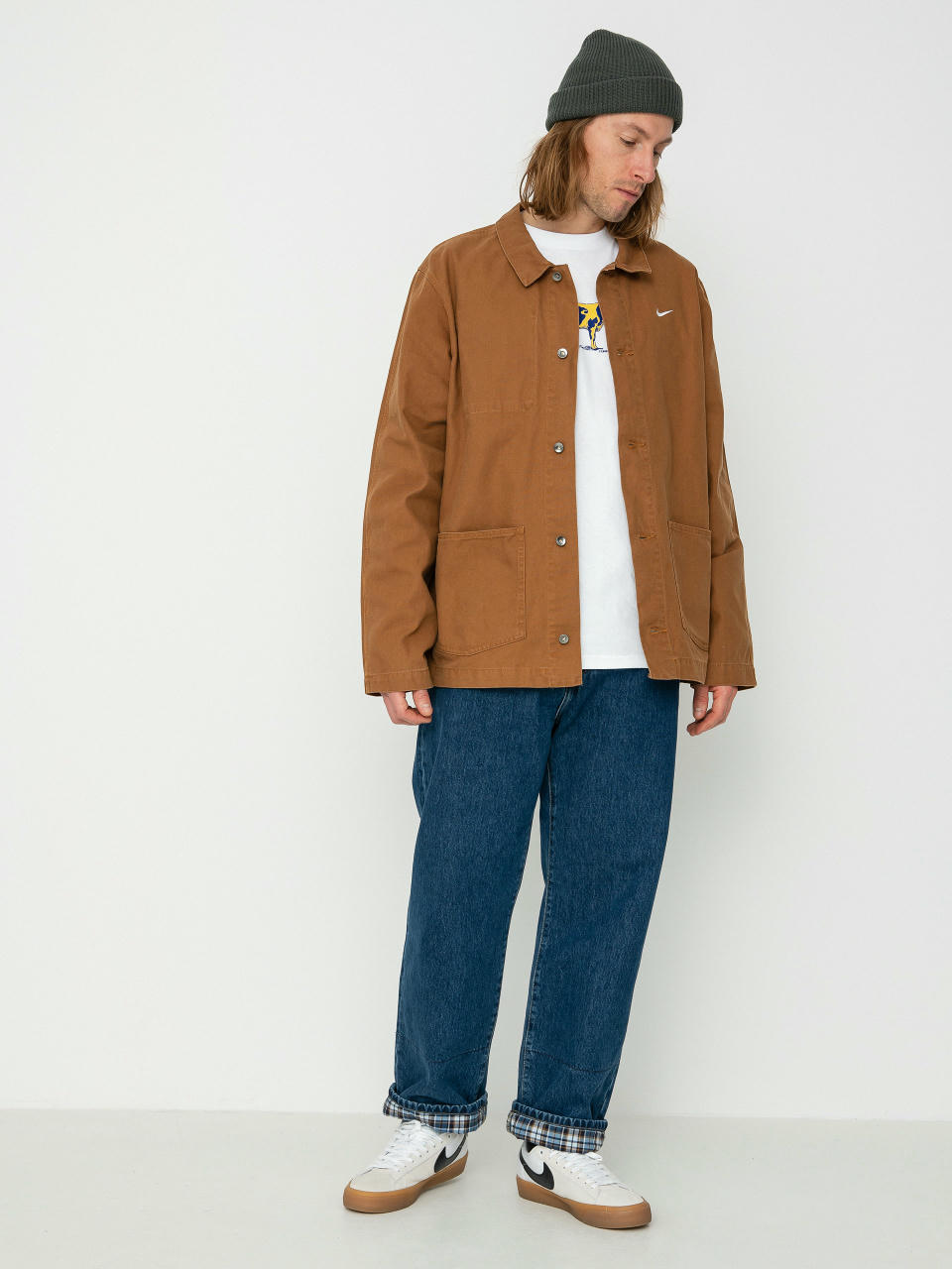 Nike SB Яке NL Chore Coat (ale brown/white)