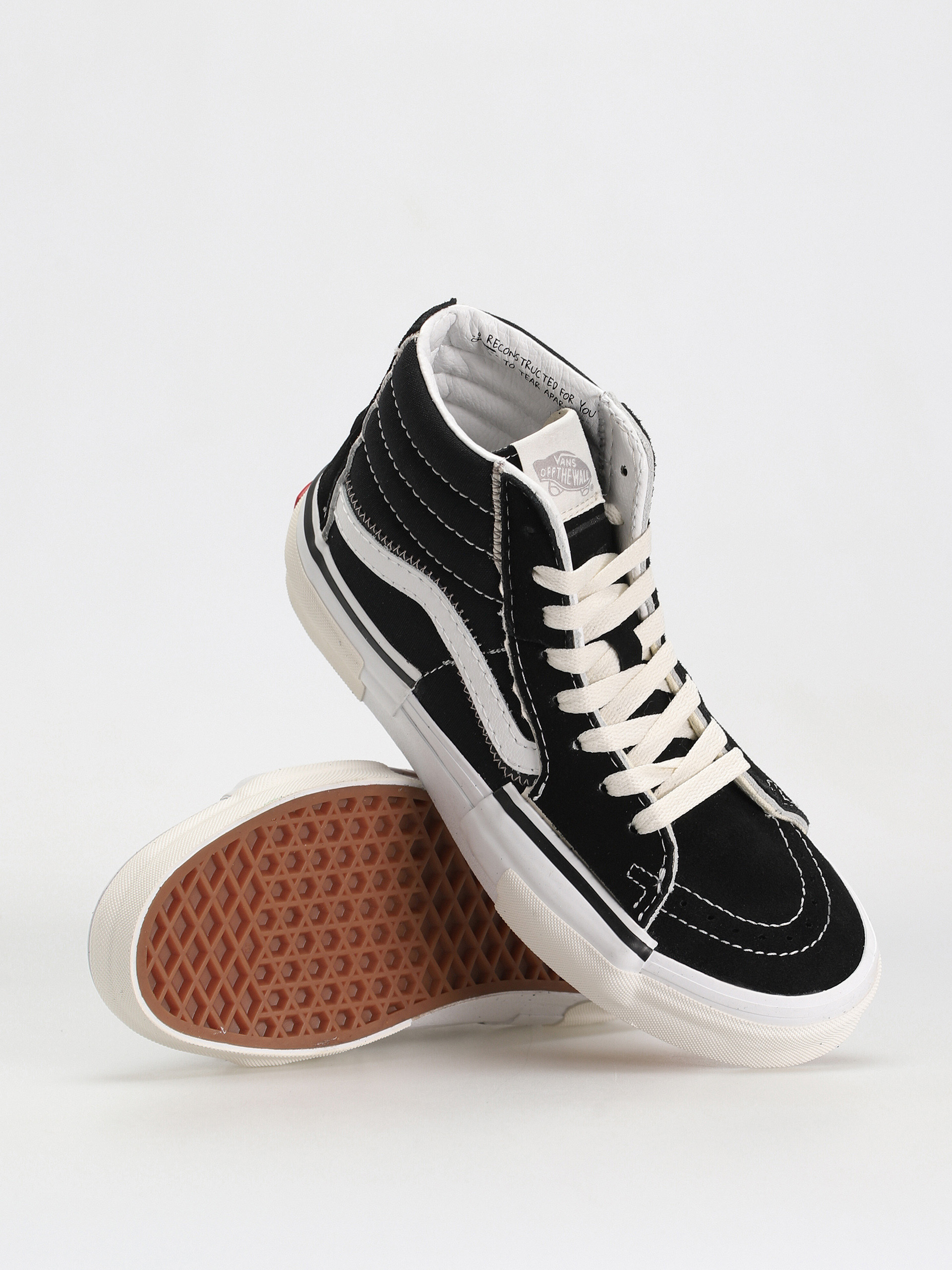 Vans Обувки Sk8 Hi Reconstruct (black/true white)