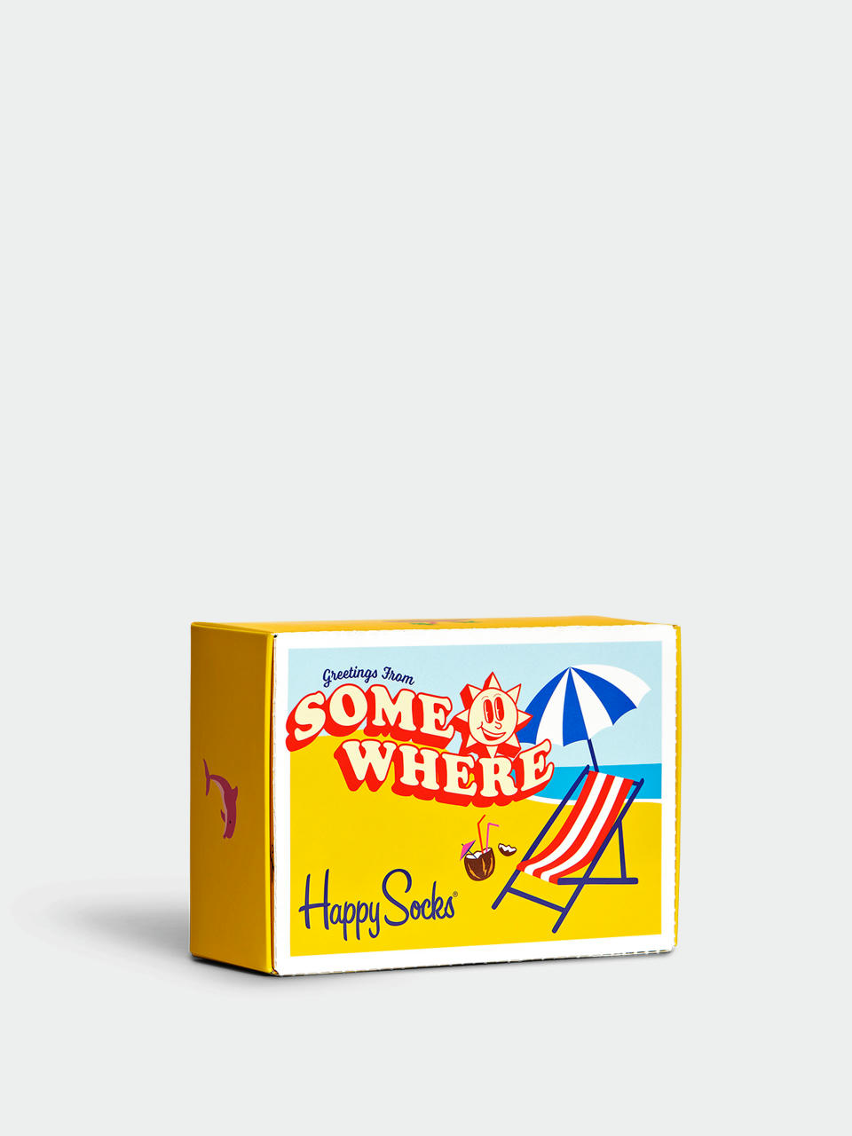 Happy Socks Чорапи 2 Pack Wish You Were Here Gift Set (yellow)