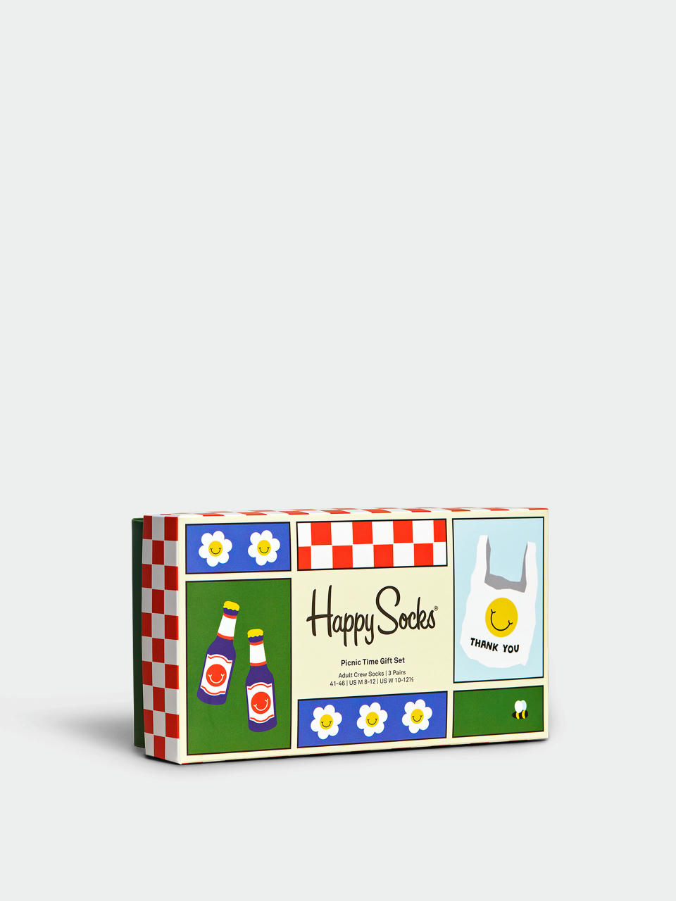 Happy Socks Чорапи 3 Pack Picnic Time Gift Set (beige)