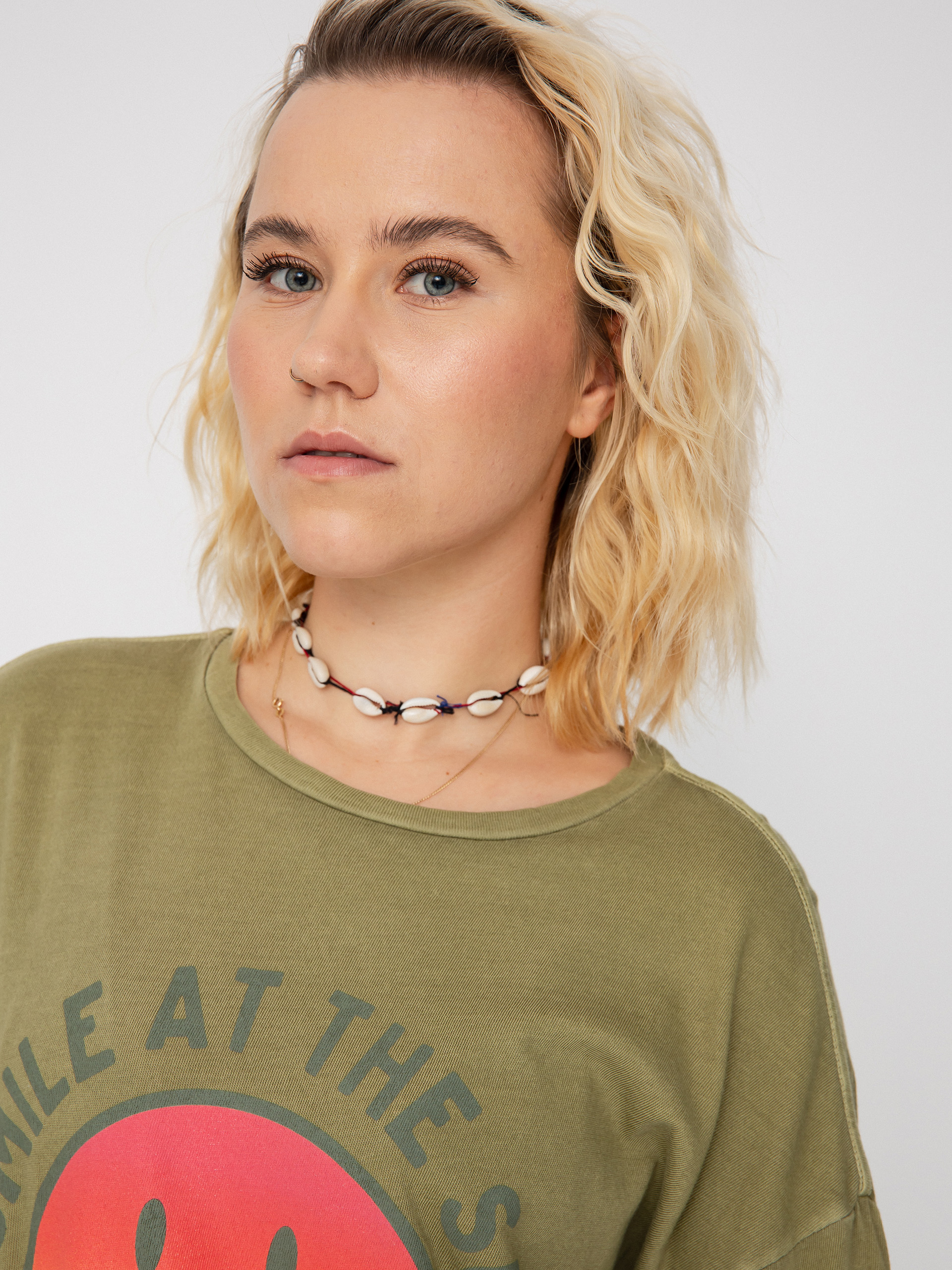 Billabong Тениска X Smiley True Boy Wmn (split pea)