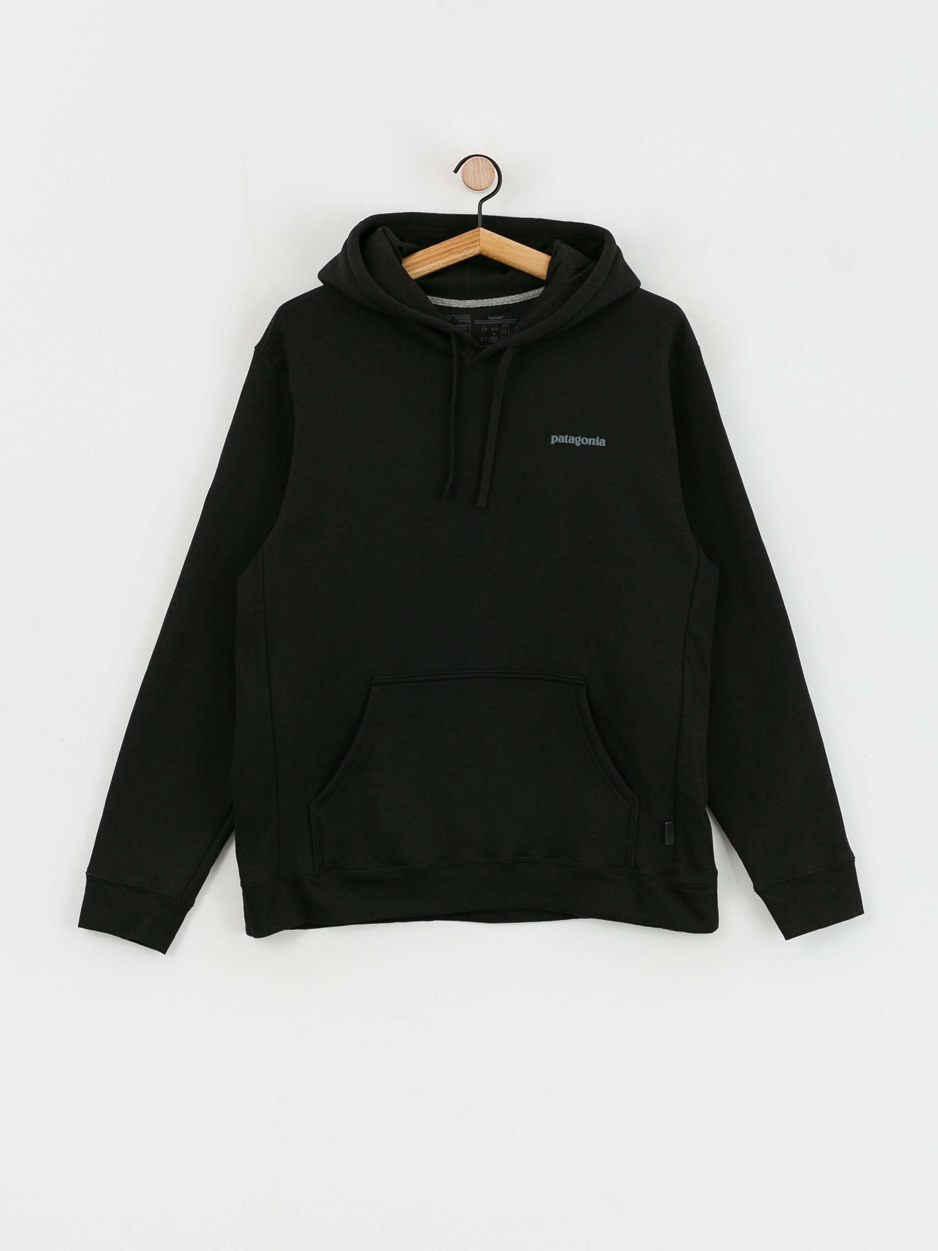 Patagonia Суитшърт с качулка Fitz Roy Icon Uprisal HD (ink black)