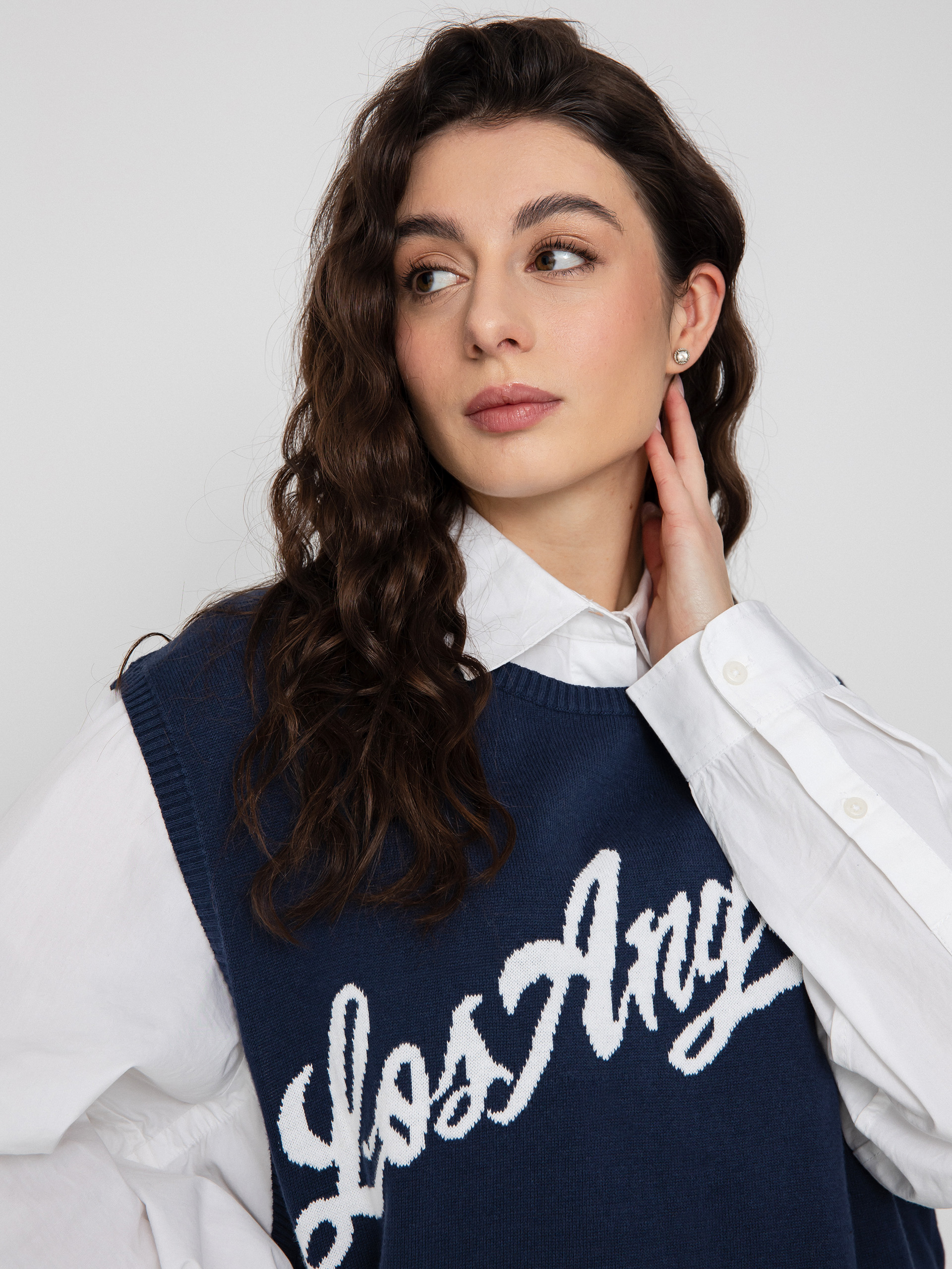 RVCA Пуловер Hometown Sweater Ves Wmn (moody blue)