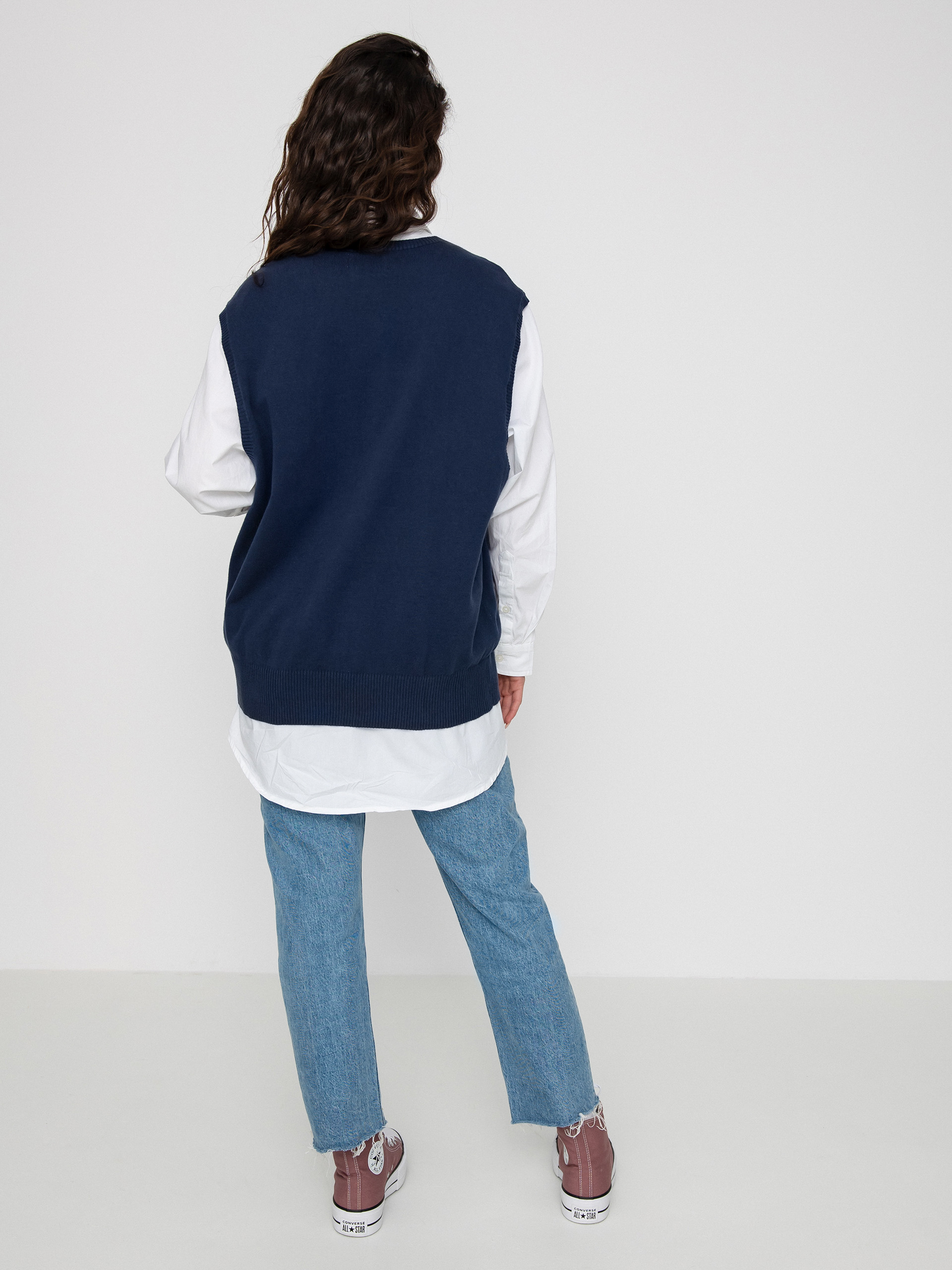 RVCA Пуловер Hometown Sweater Ves Wmn (moody blue)