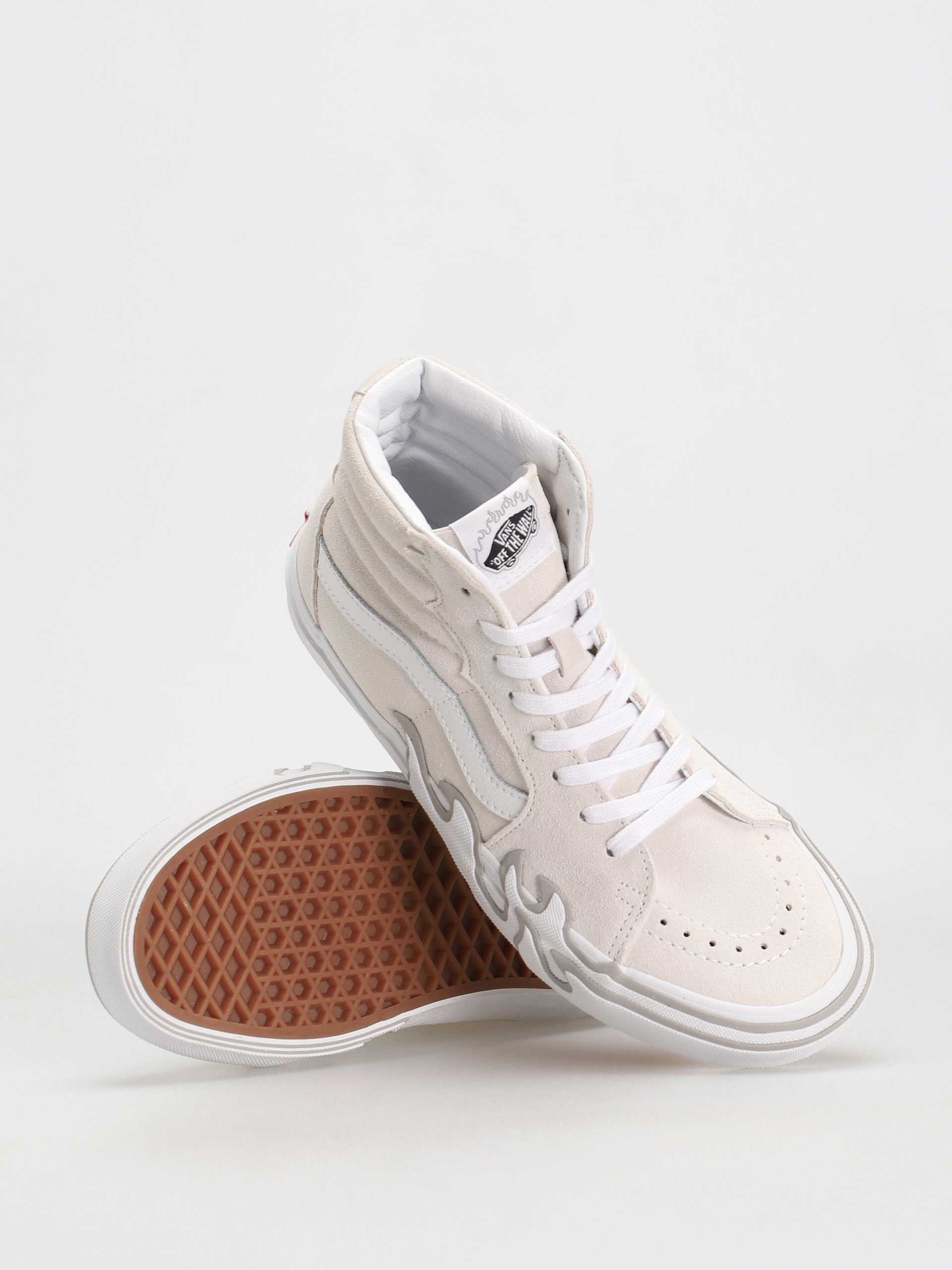 Vans Обувки Sk8 Hi Flame (suede white/white)