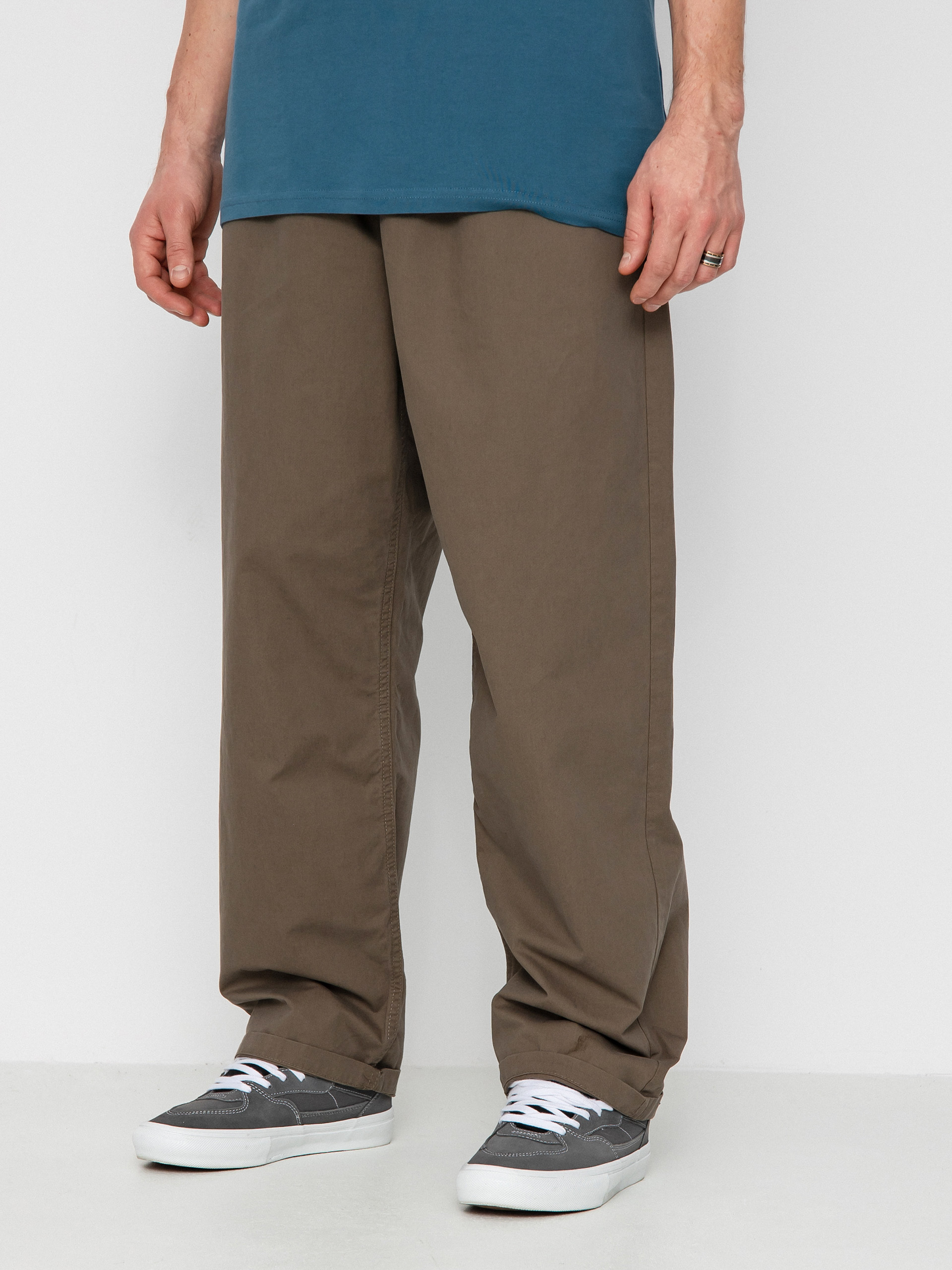 Vans Панталони Range Baggy Tapered Elastic Waist (canteen)