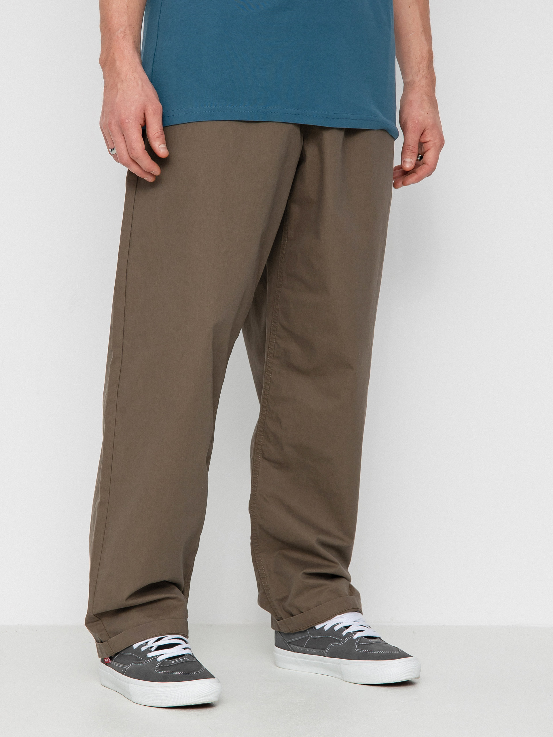 Vans Панталони Range Baggy Tapered Elastic Waist (canteen)