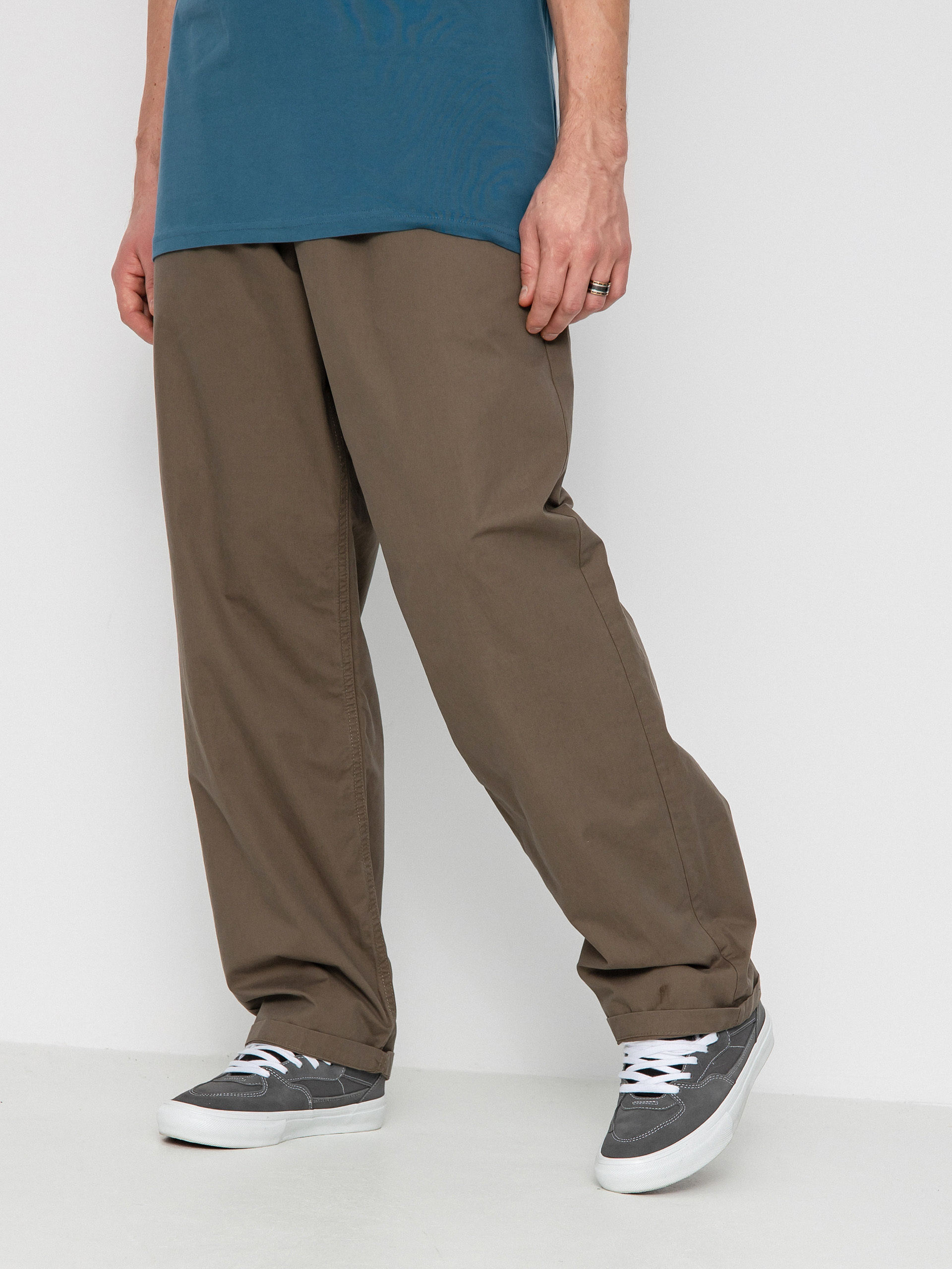 Vans Панталони Range Baggy Tapered Elastic Waist (canteen)