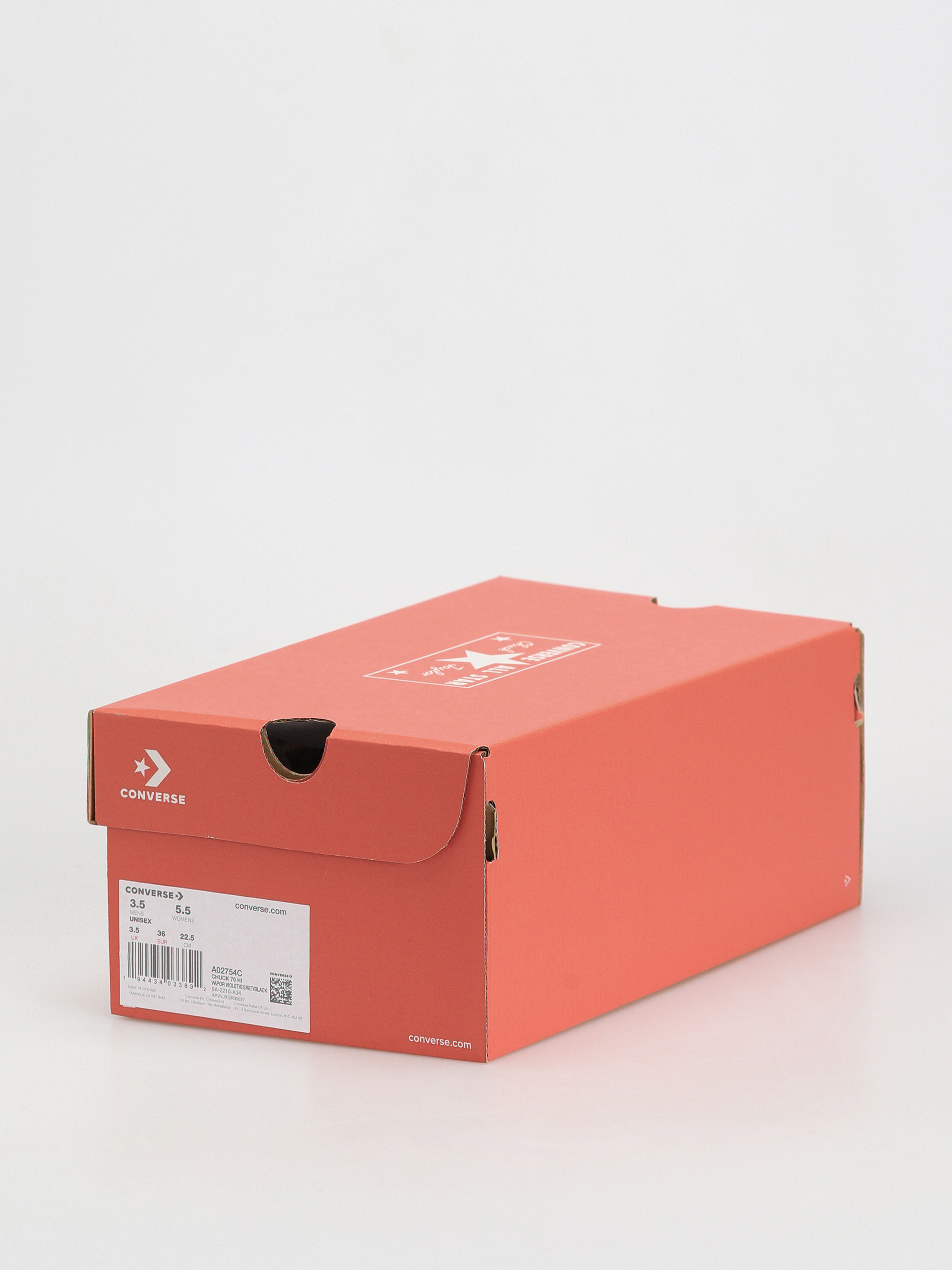 Converse Кецове Chuck 70 Hi (vapor violet/egret/black)