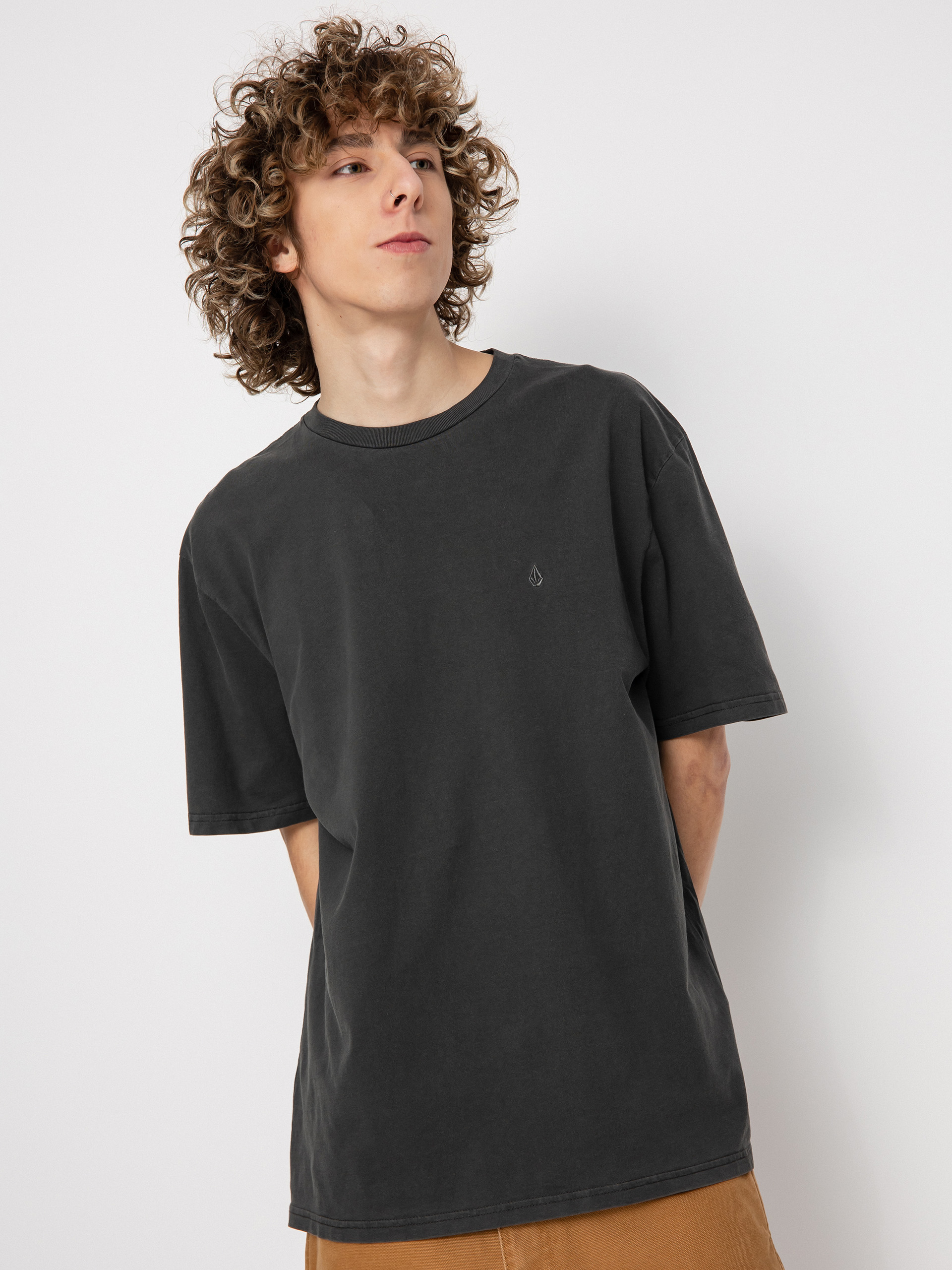 Volcom Тениска Solid Stone Emb (black)