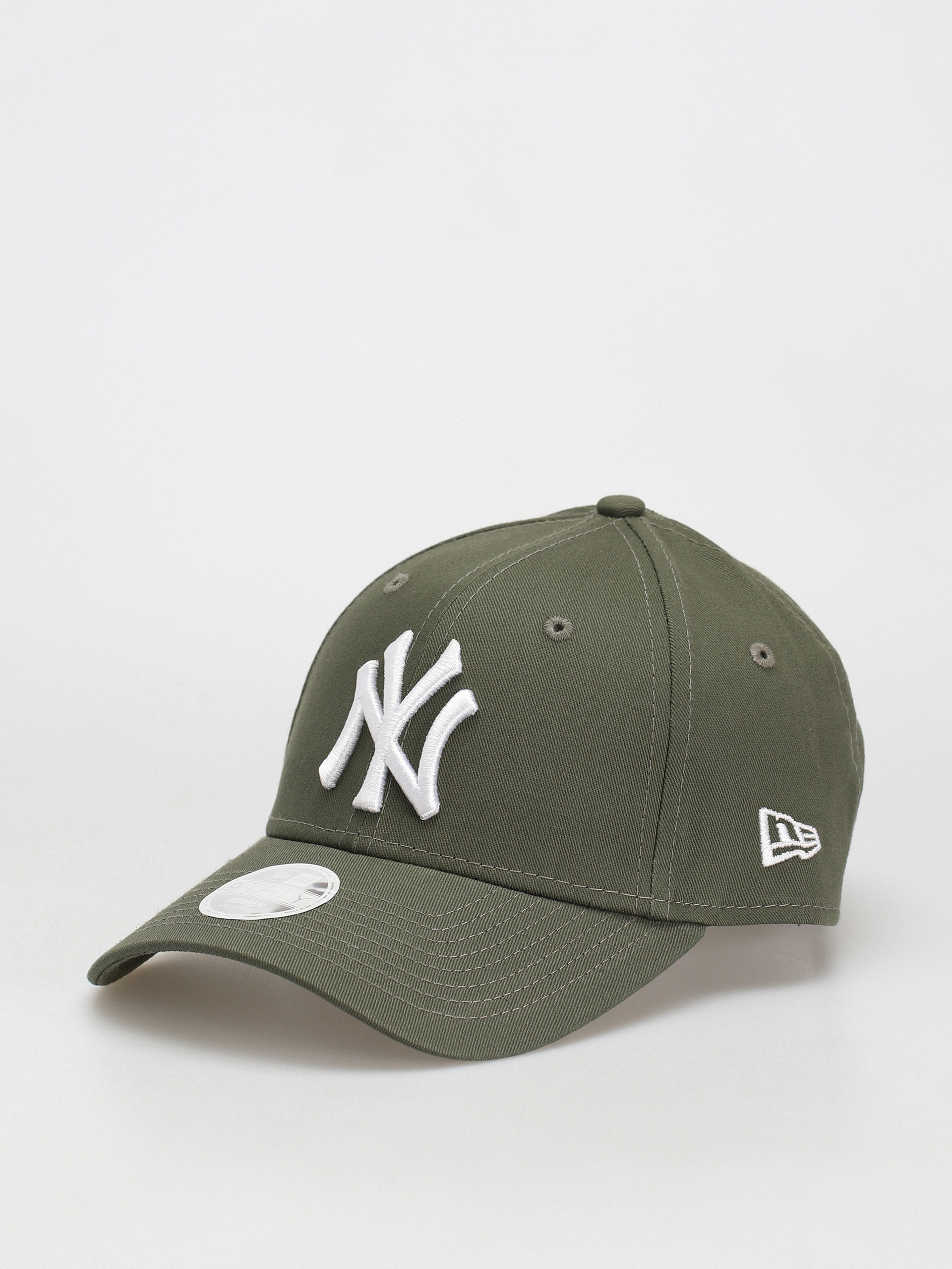 New Era u0428u0430u043fu043au0430 u0441 u043au043eu0437u0438u0440u043au0430 League Essential 9Forty New York Yankees Wmn (olive/white)