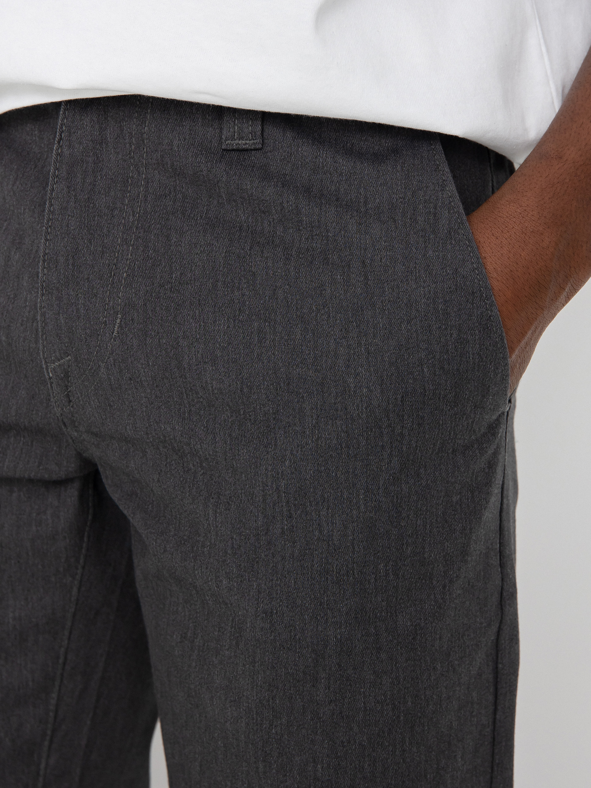 Volcom Панталони Frickin Modern Stret (charcoal heather)