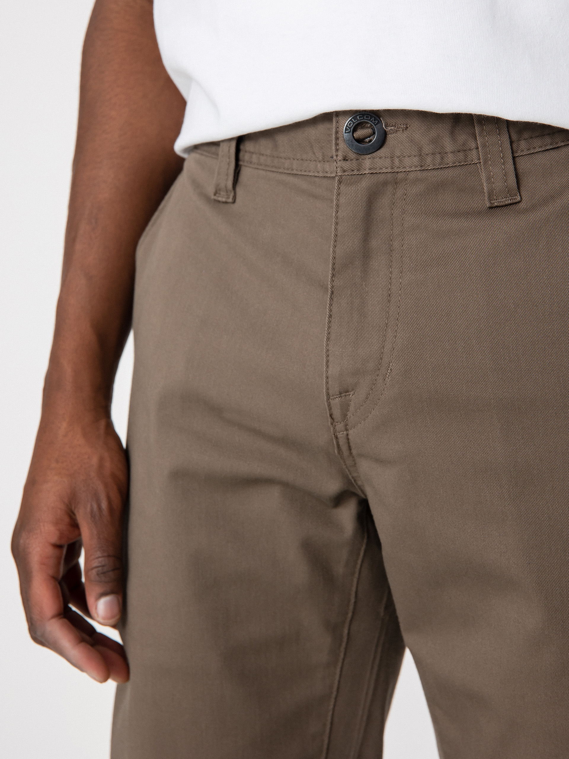 Volcom Панталони Frickin Modern Stret (mushroom)