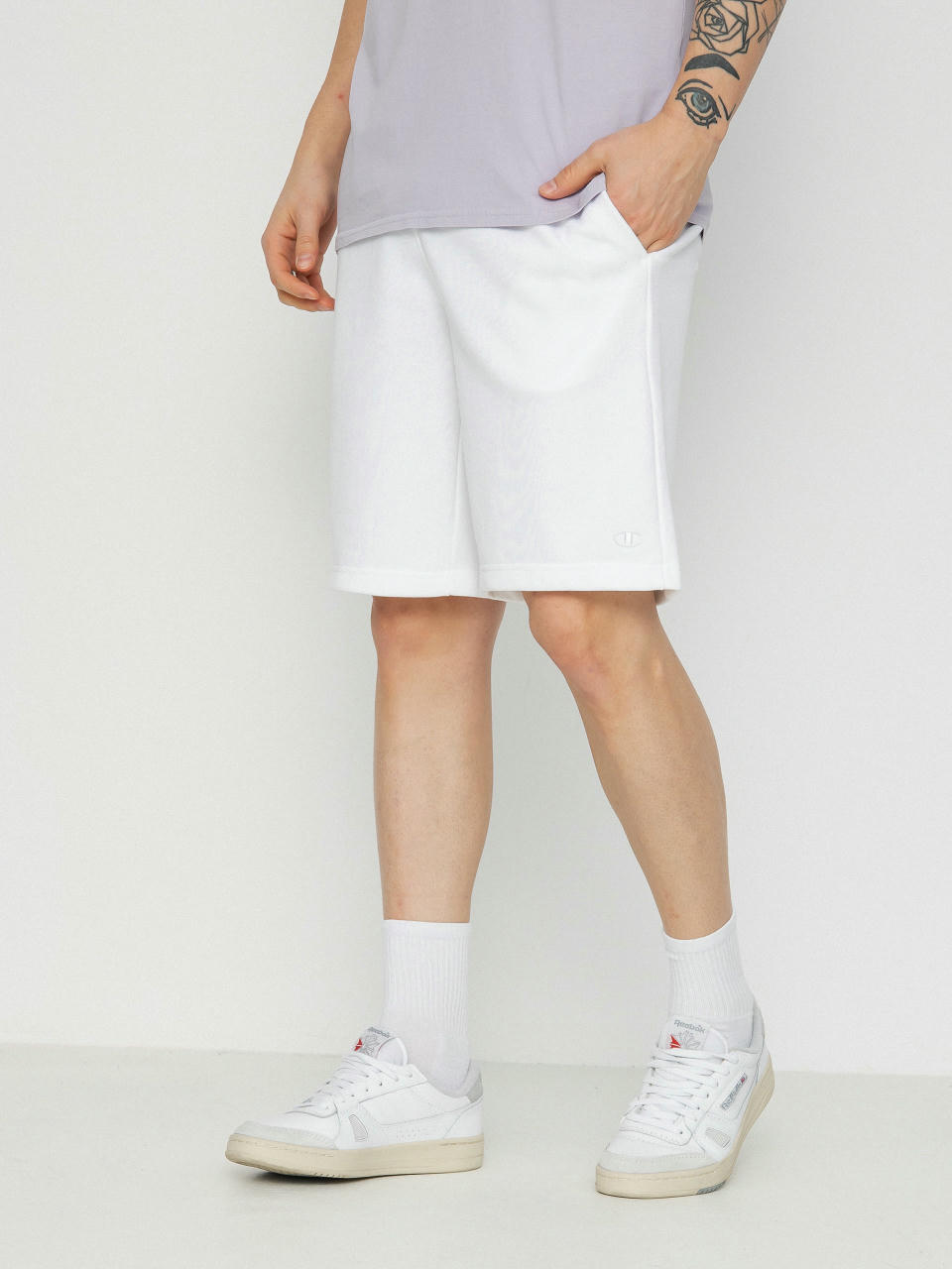 Champion Къси панталони Bermuda 218495 (wht)