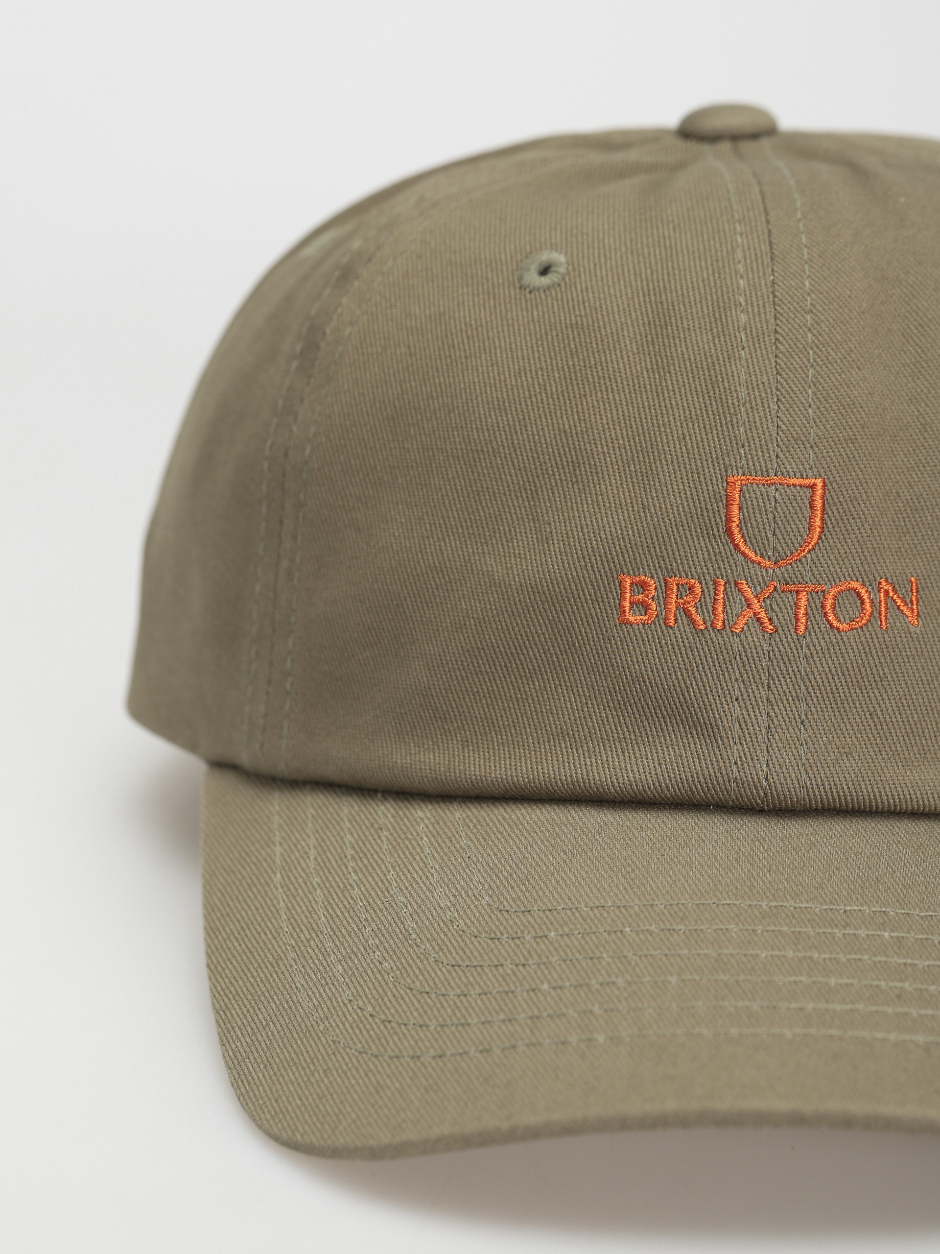 Brixton Шапка с козирка Alpha Lp Cap (olive surplus)