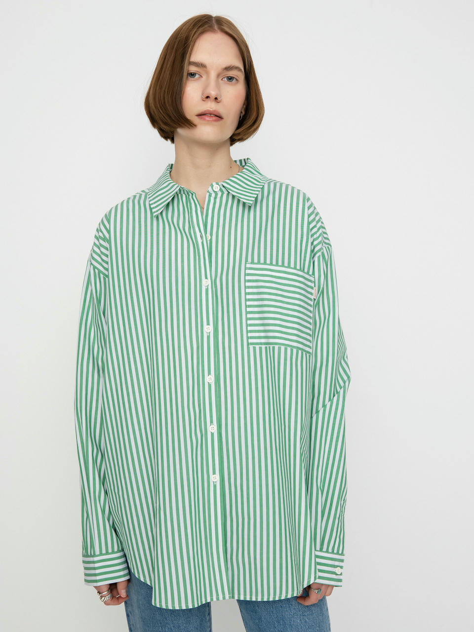 Brixton Риза Sidney Oversized Ls Wmn (leprechaun)