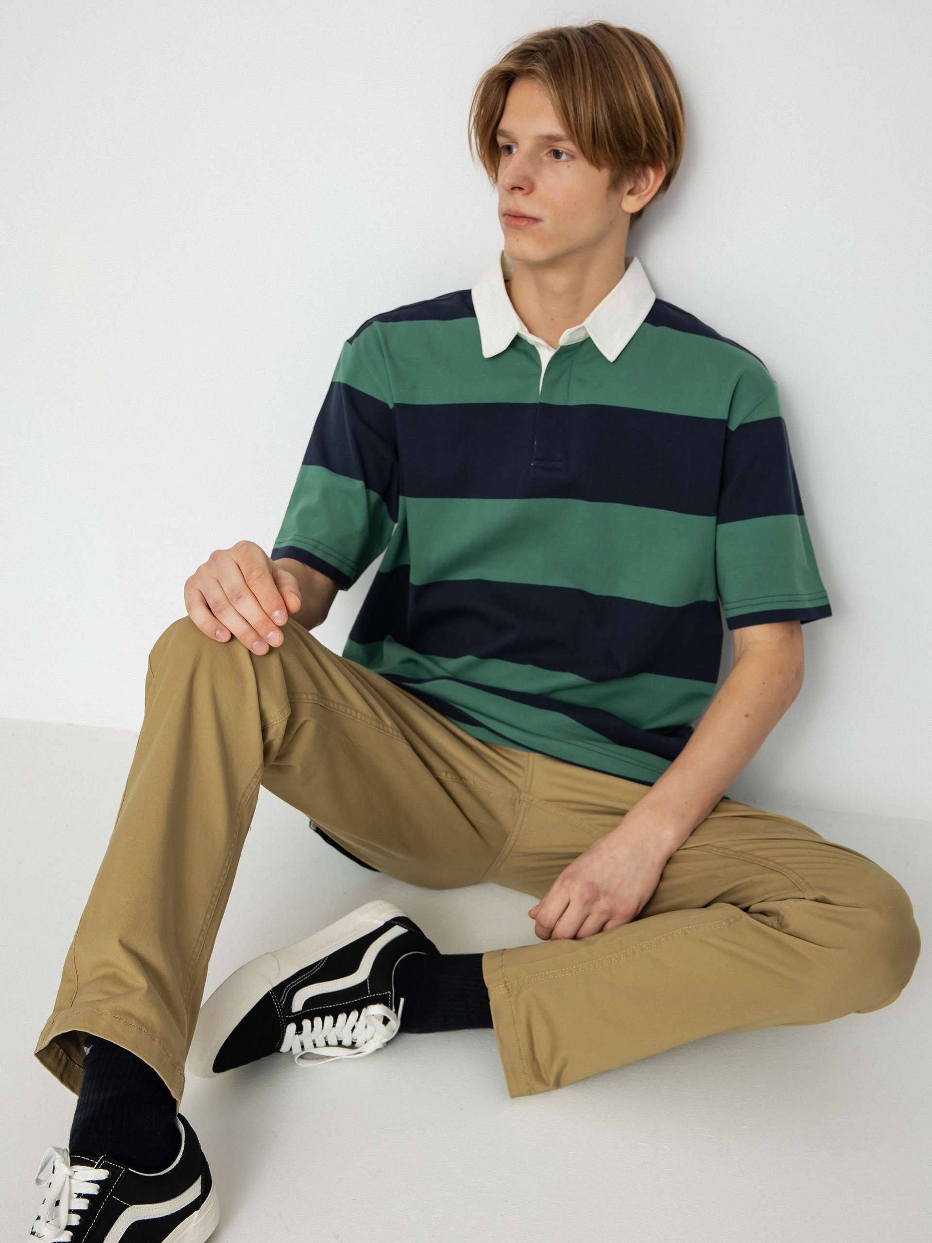 Element Тениска с яка Reedsport (eclipse navy)