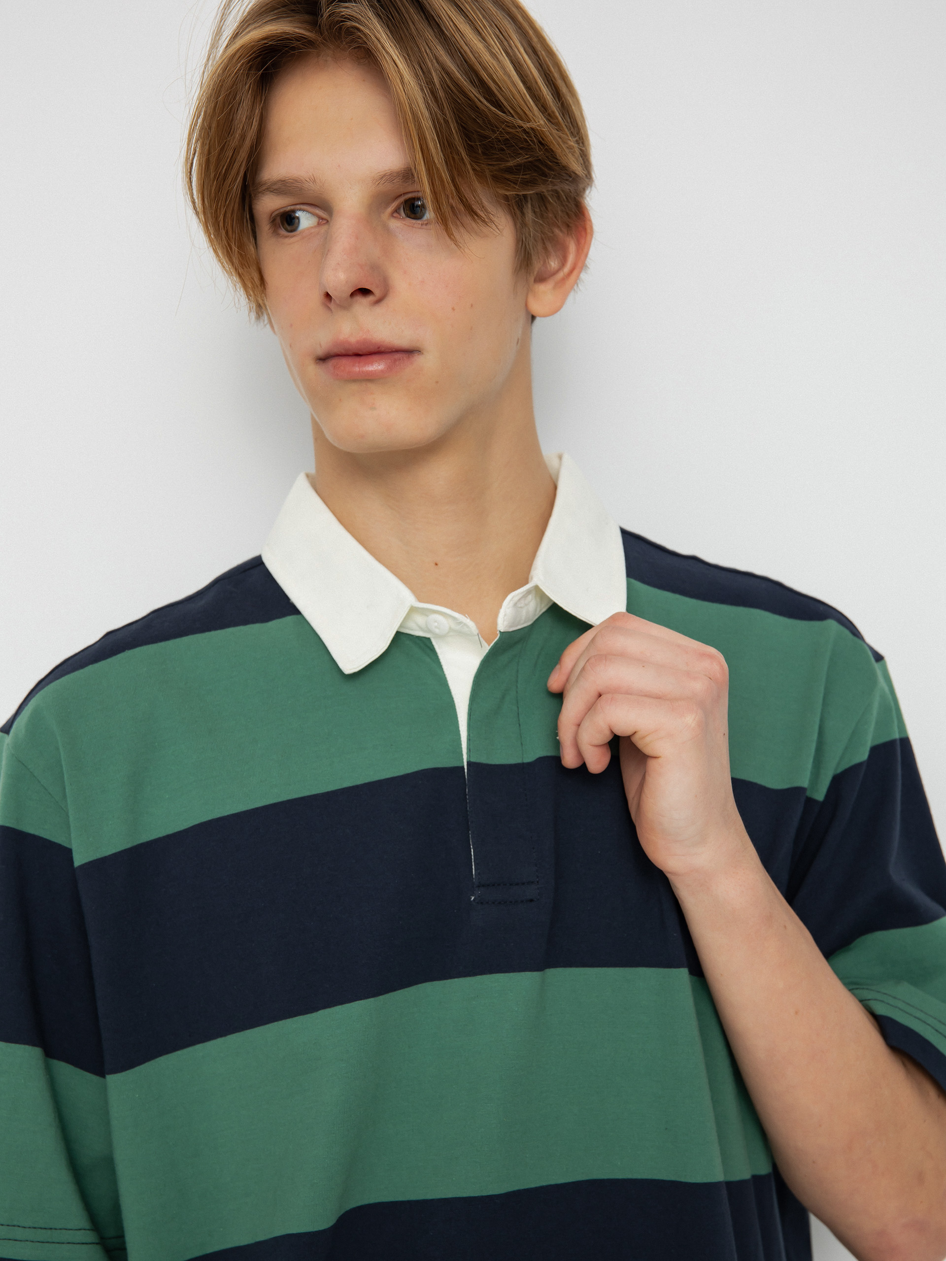 Element Тениска с яка Reedsport (eclipse navy)