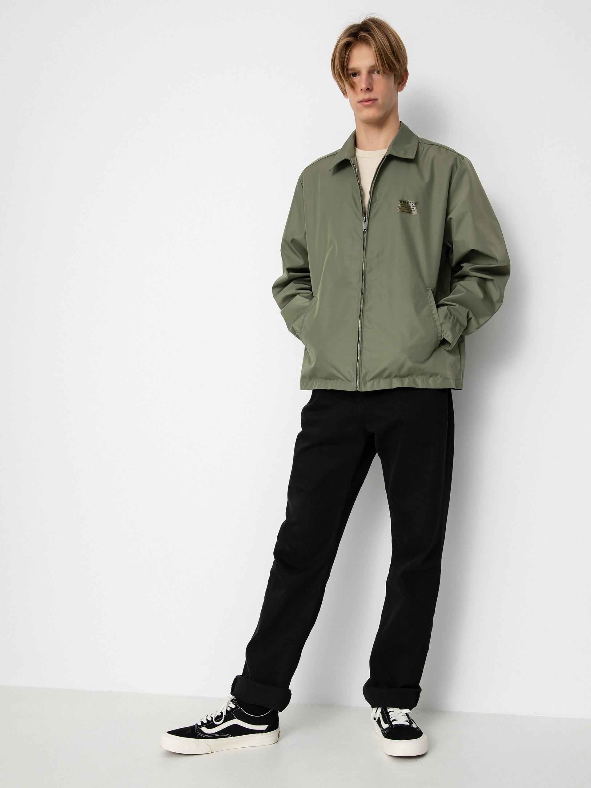 Brixton Яке Utopia Vintage Nylon (olive surplus)