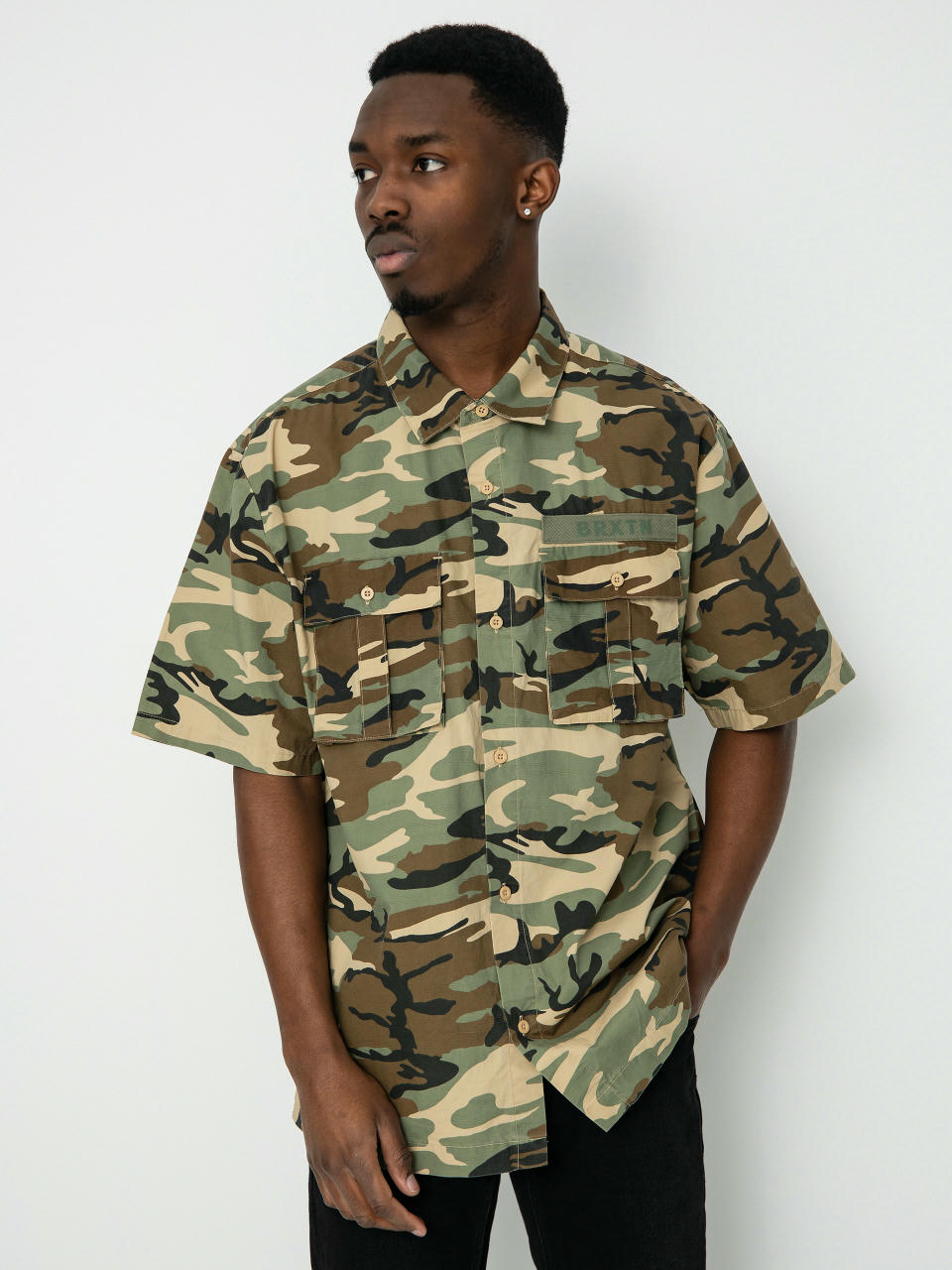 Brixton Риза Surplus (camo surplus)