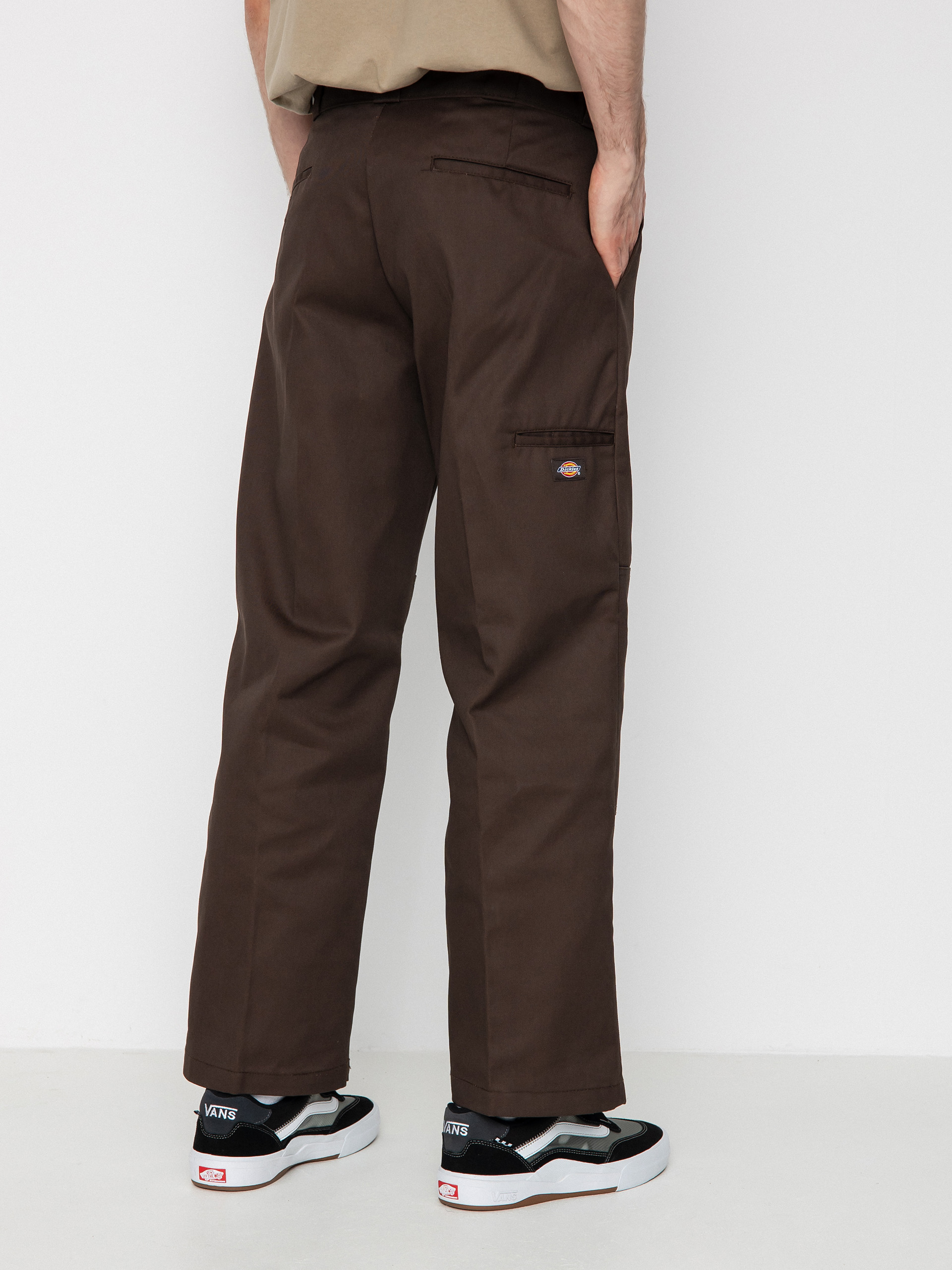Dickies Панталони Double Knee (dark brown)
