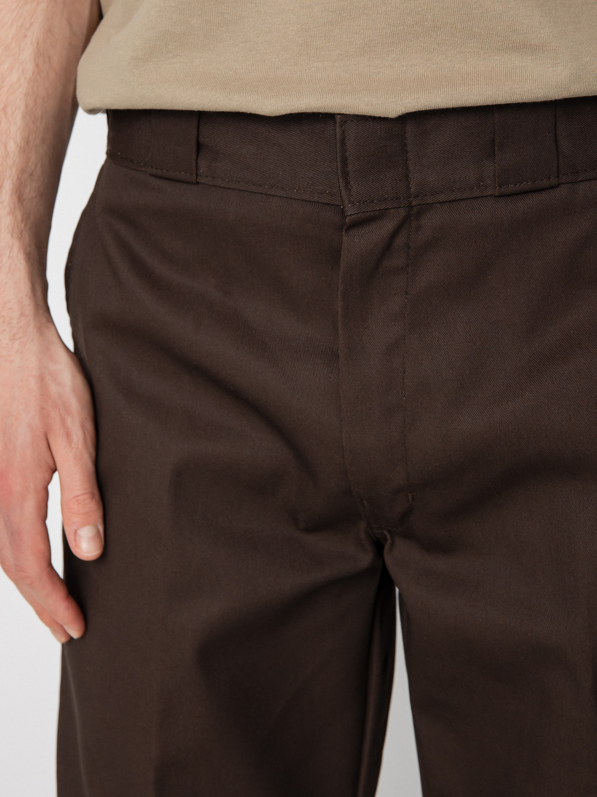 Dickies Панталони Double Knee (dark brown)