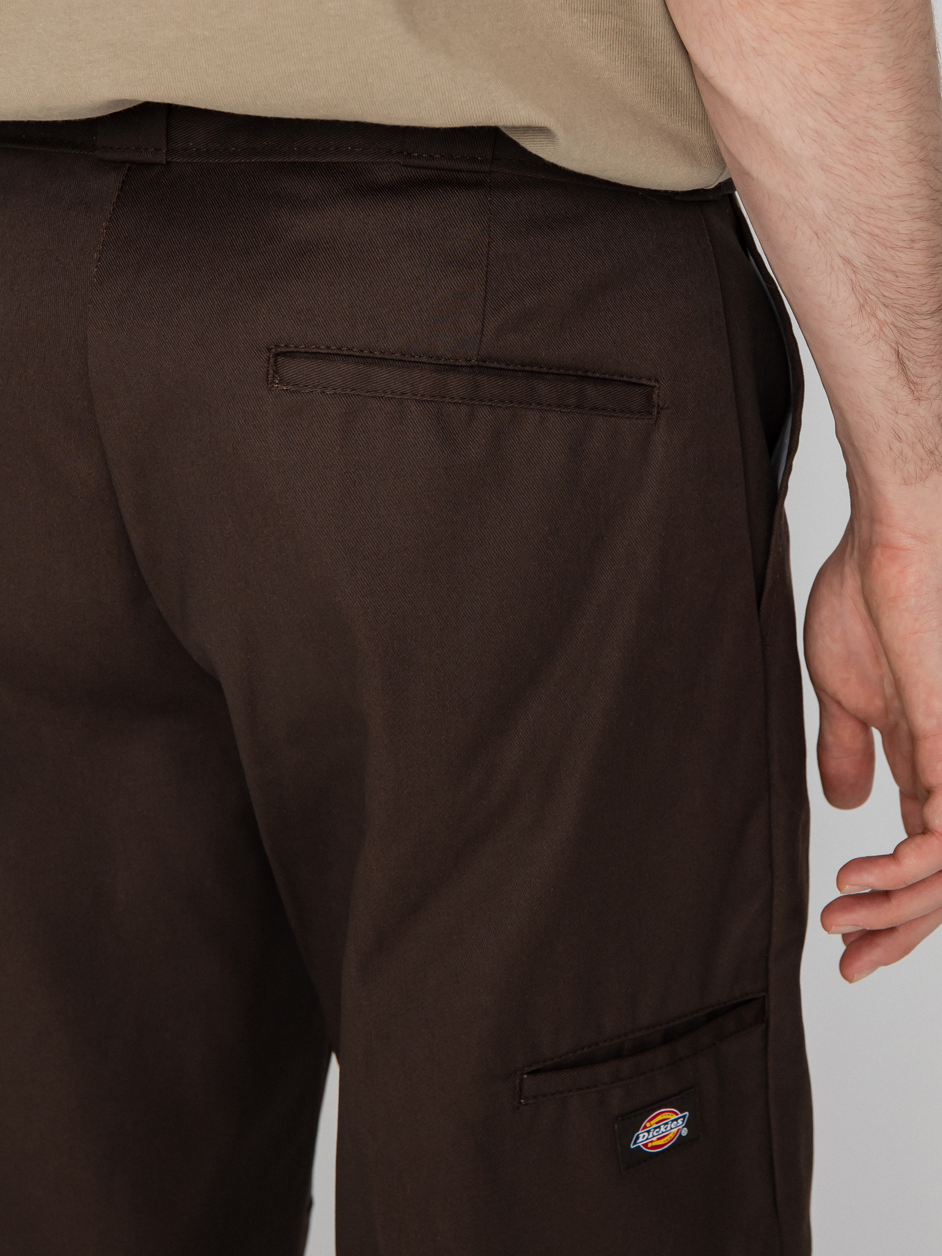 Dickies Панталони Double Knee (dark brown)