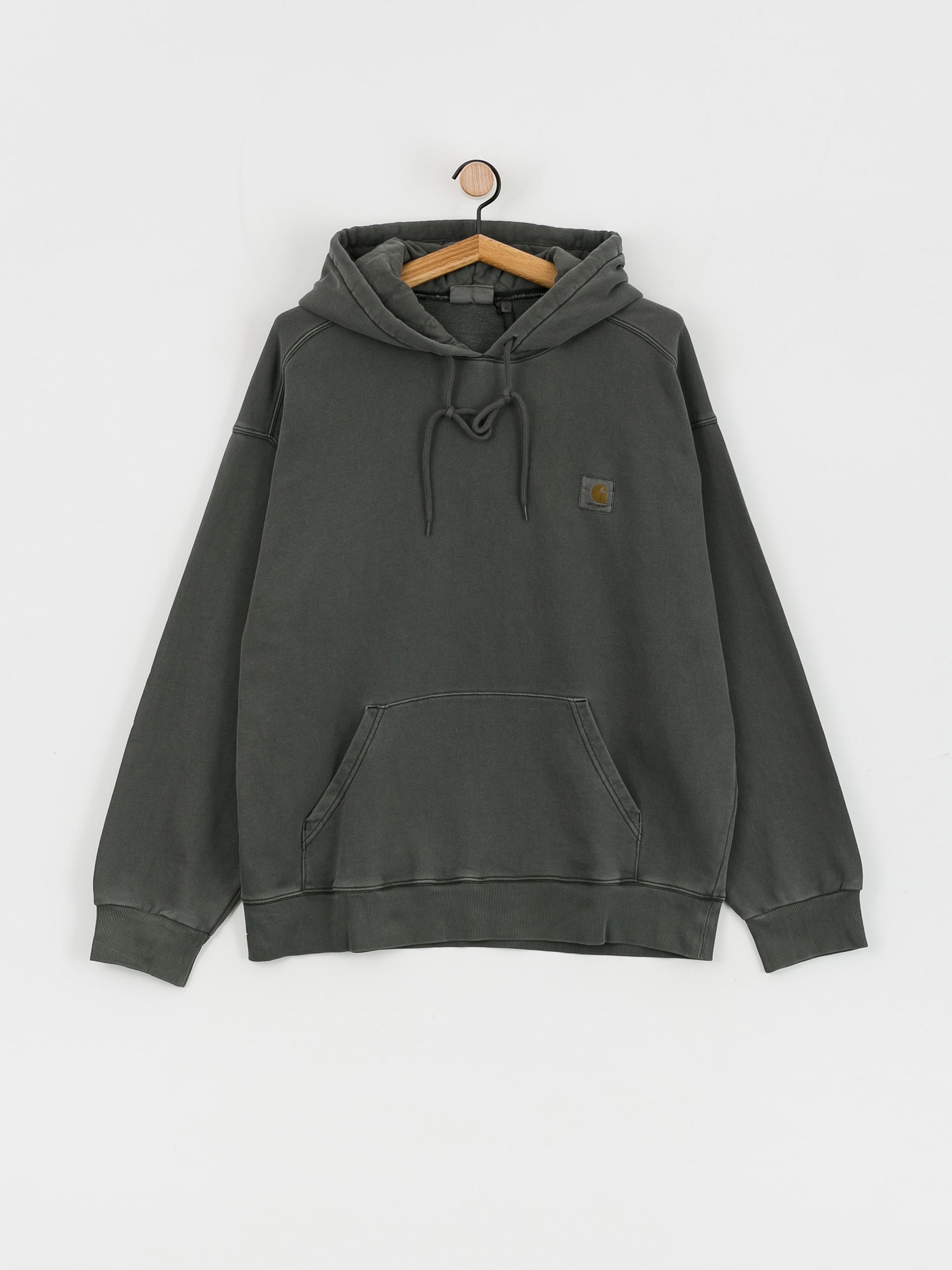 Carhartt WIP Суитшърт с качулка Nelson HD (black)