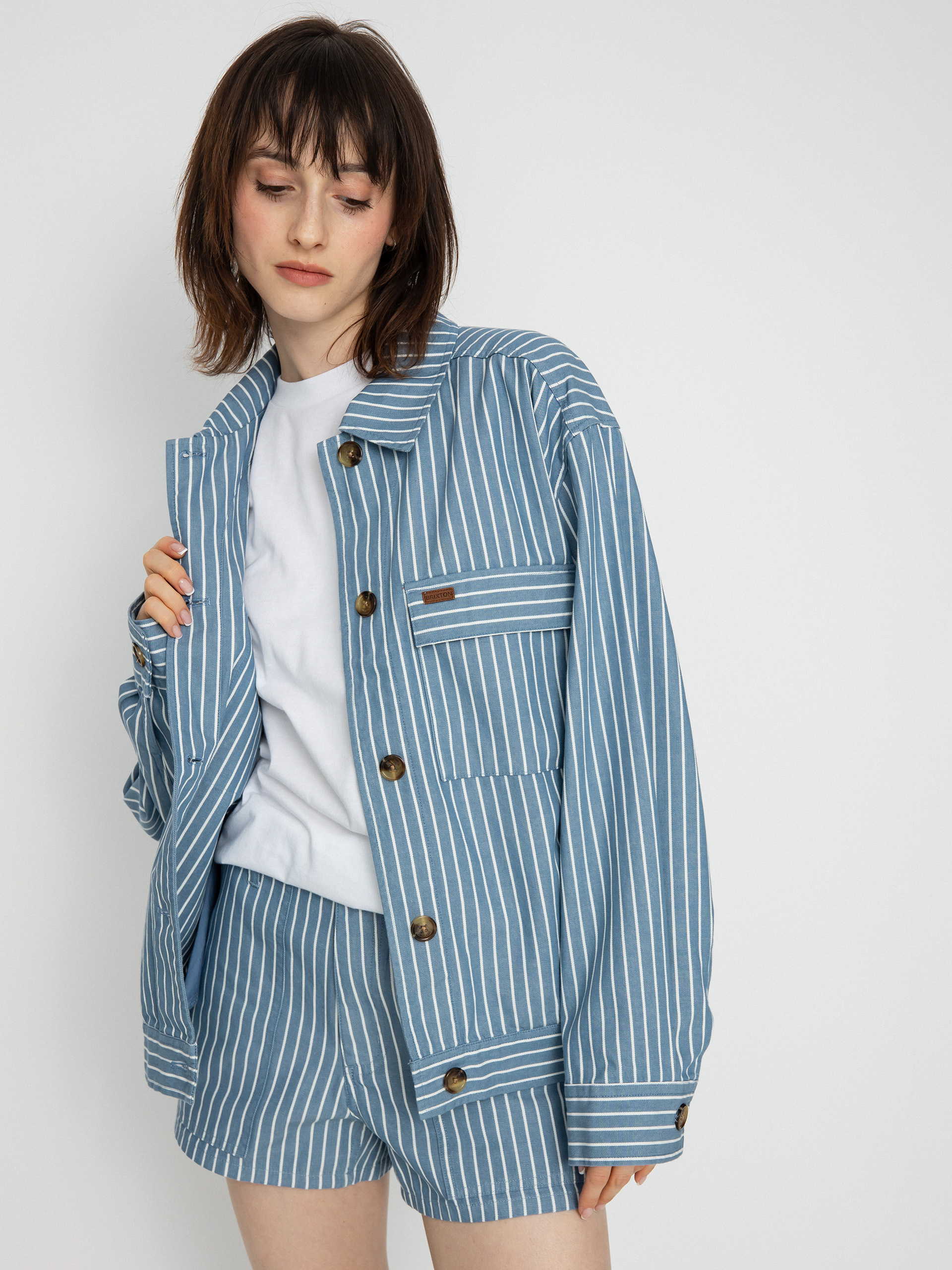 Brixton Яке Stark Trucker Wmn (blue heaven)