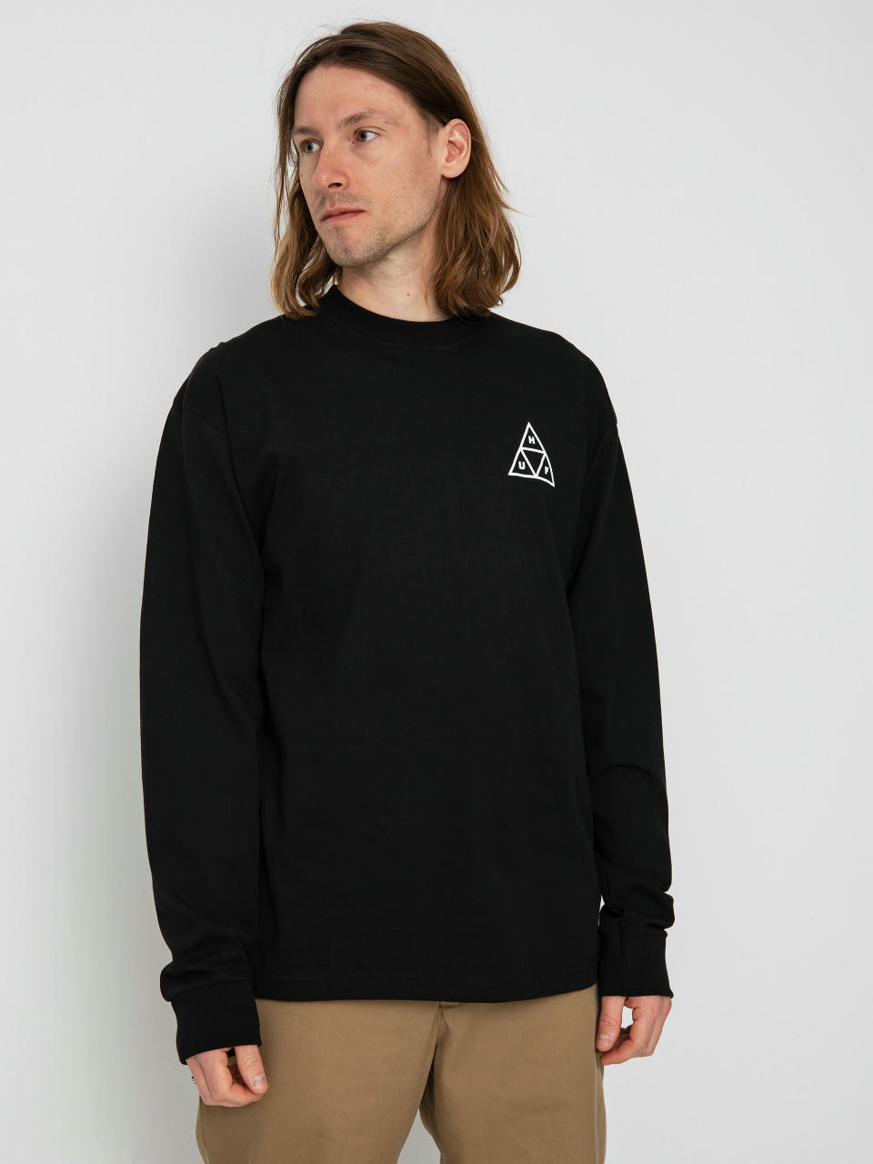 HUF Блузи Triple Triangle (black)