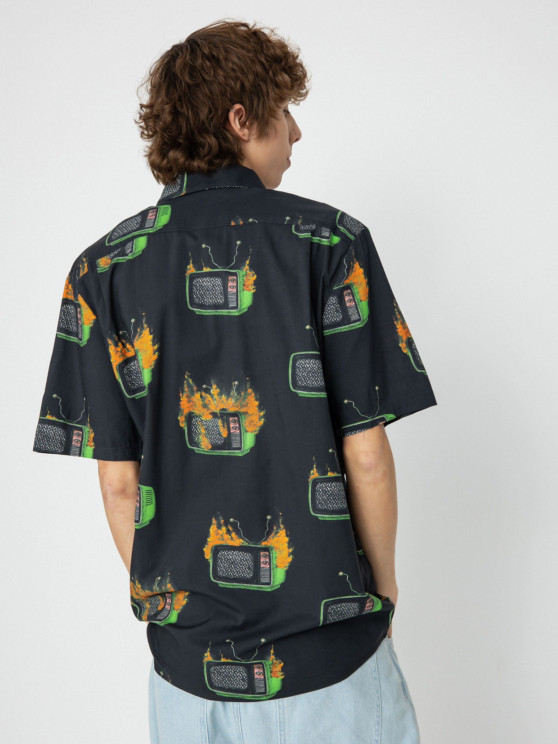 Volcom Риза Fa J Hager (black)