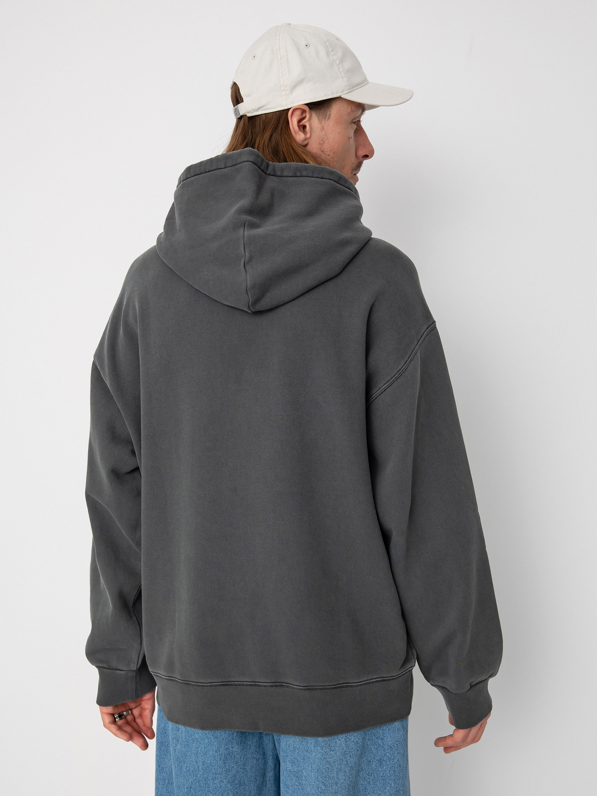 Carhartt WIP Суитшърт с качулка Nelson HD (black)