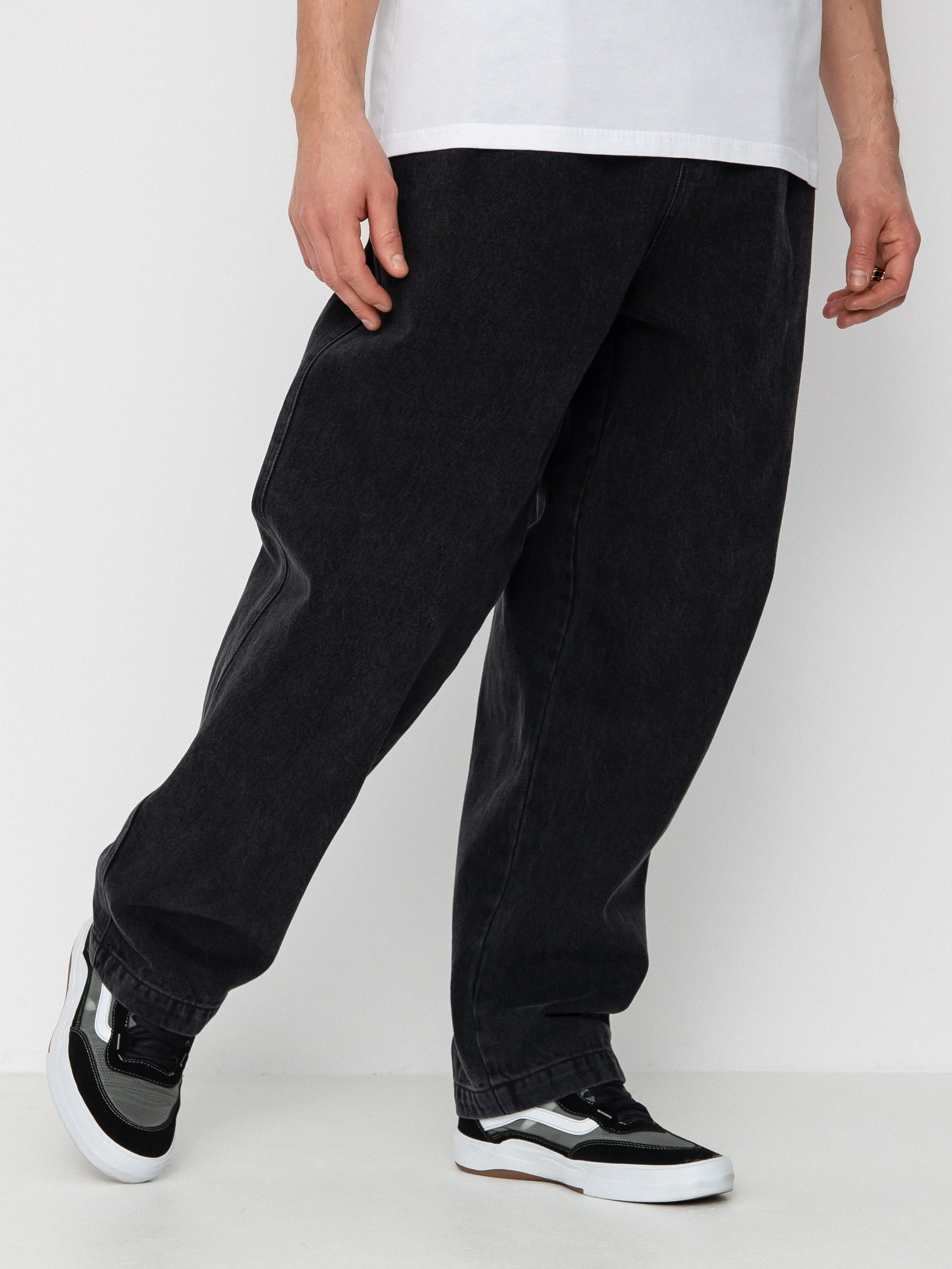 OBEY Панталони Easy (faded black)